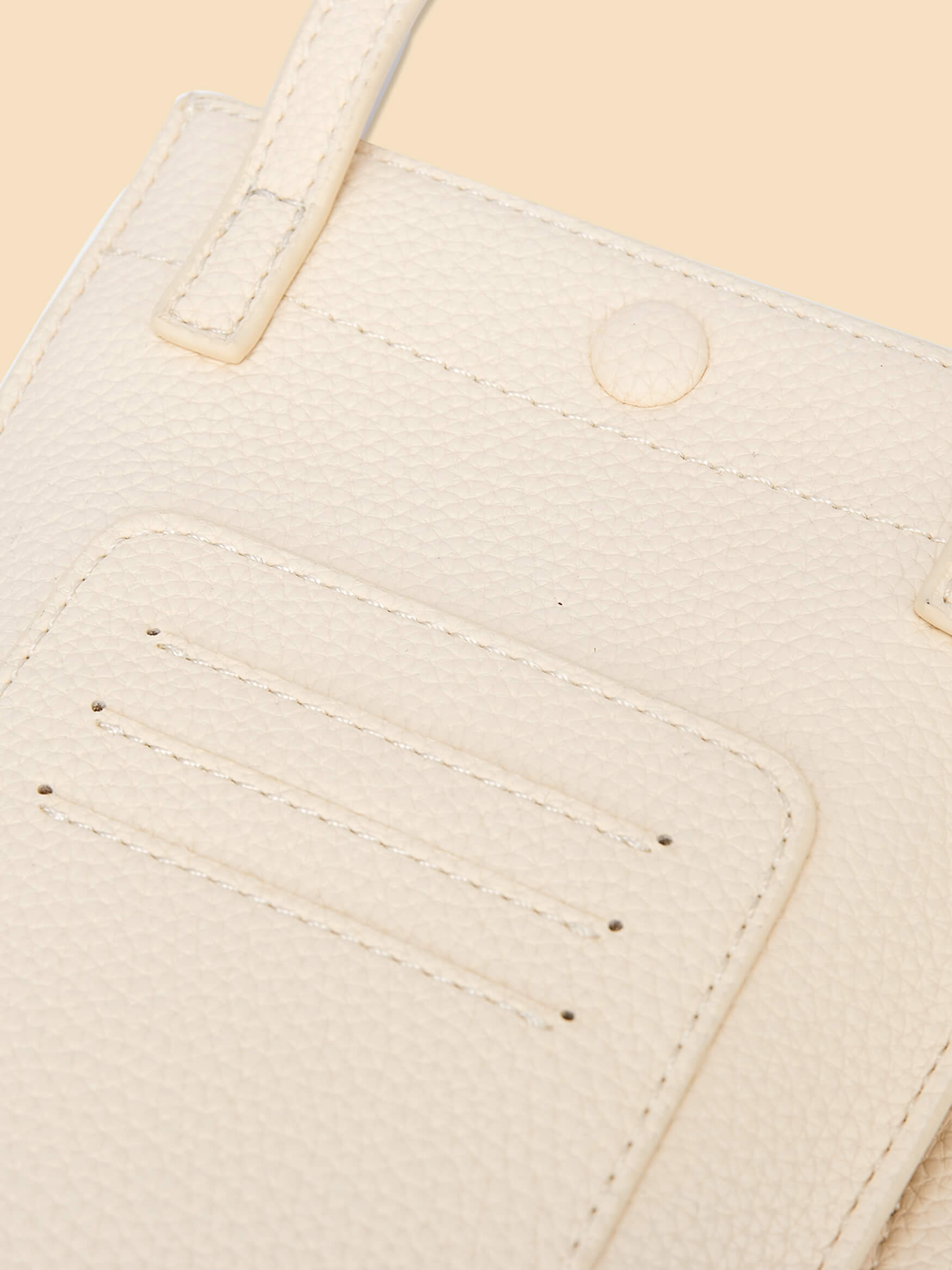 SINBONO Ivory Crossbody Bag- High-quality Soft Vegan Leather Bag