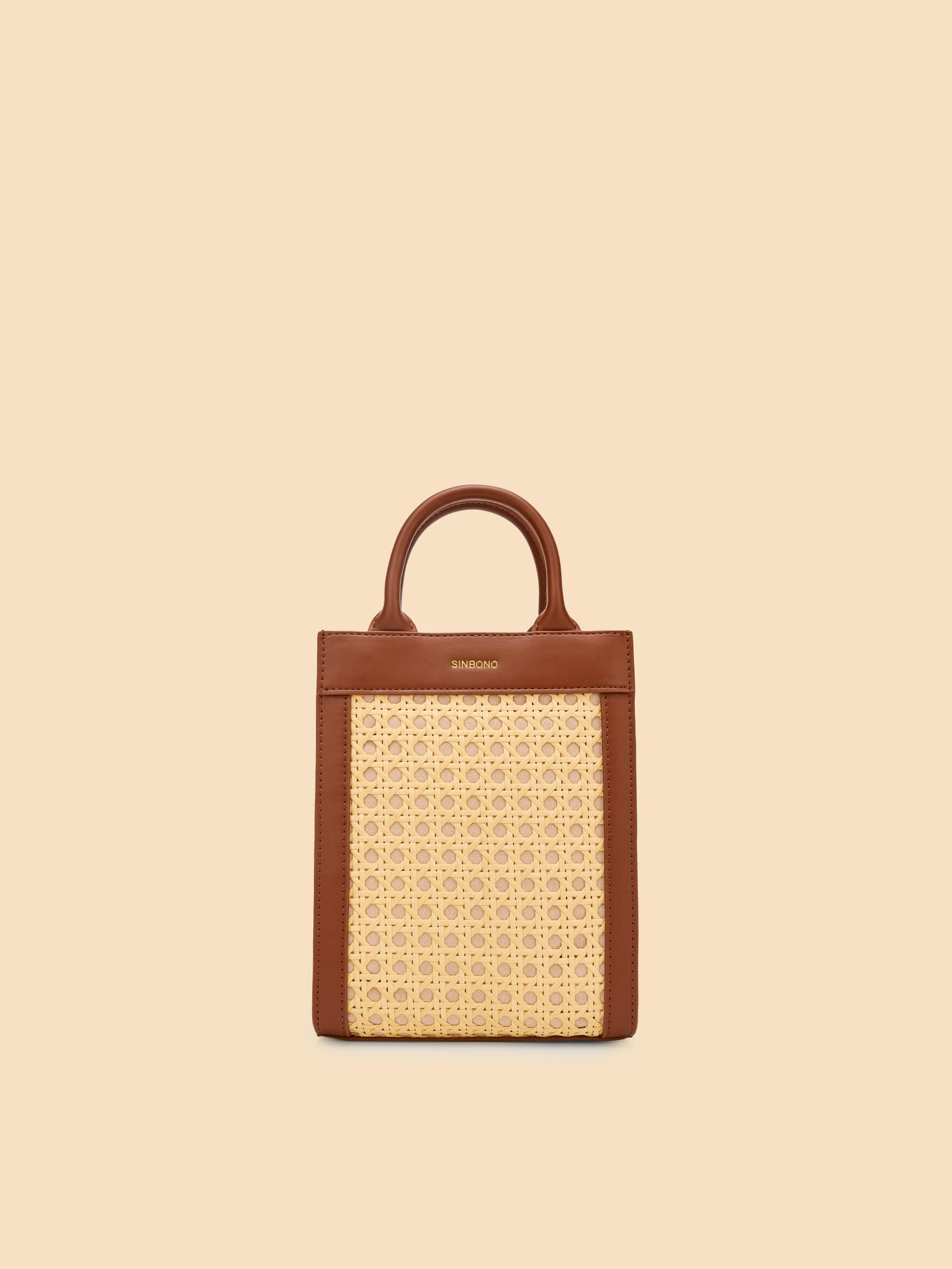 SINBONO Tabitha Top Handle Crossbody Bag Brown