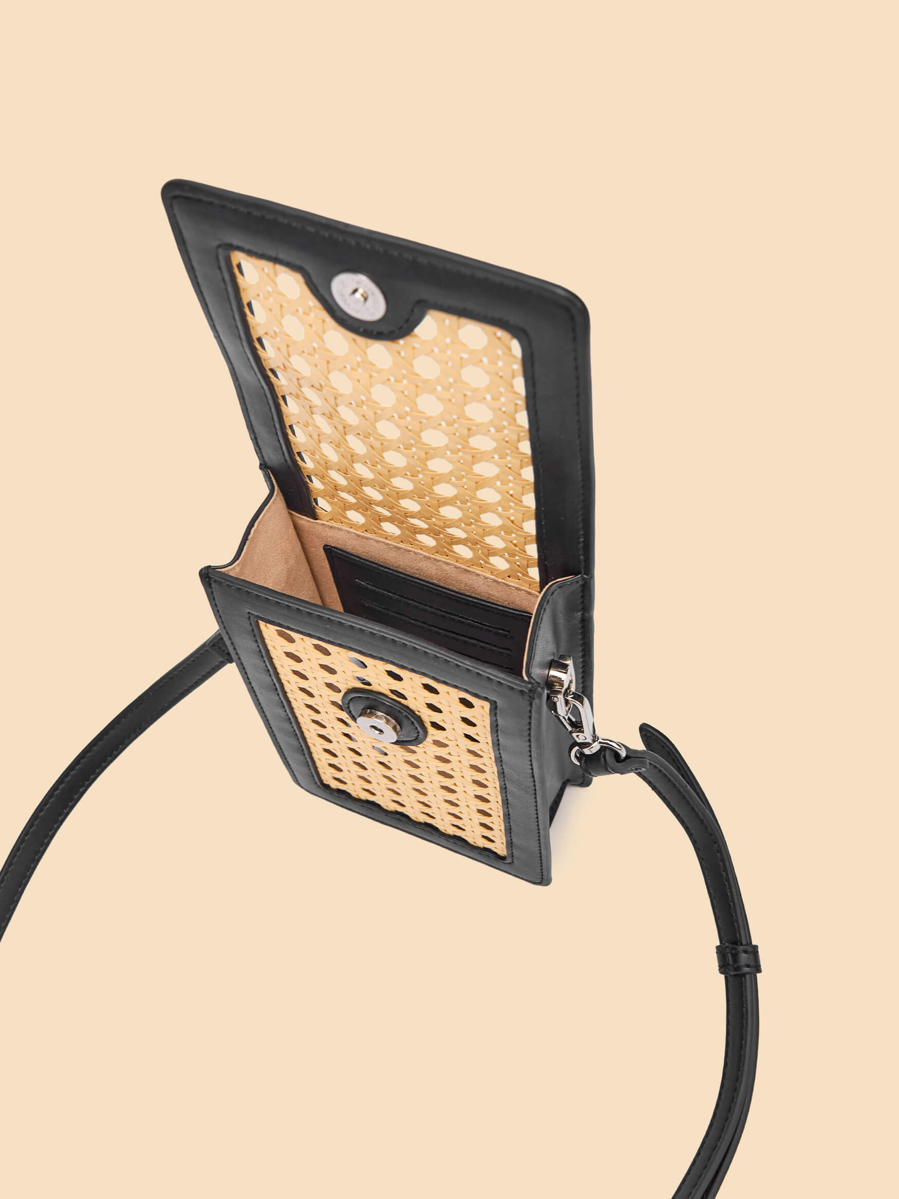 SINBONO Vera Crossbody Wallet Phone Bag Black