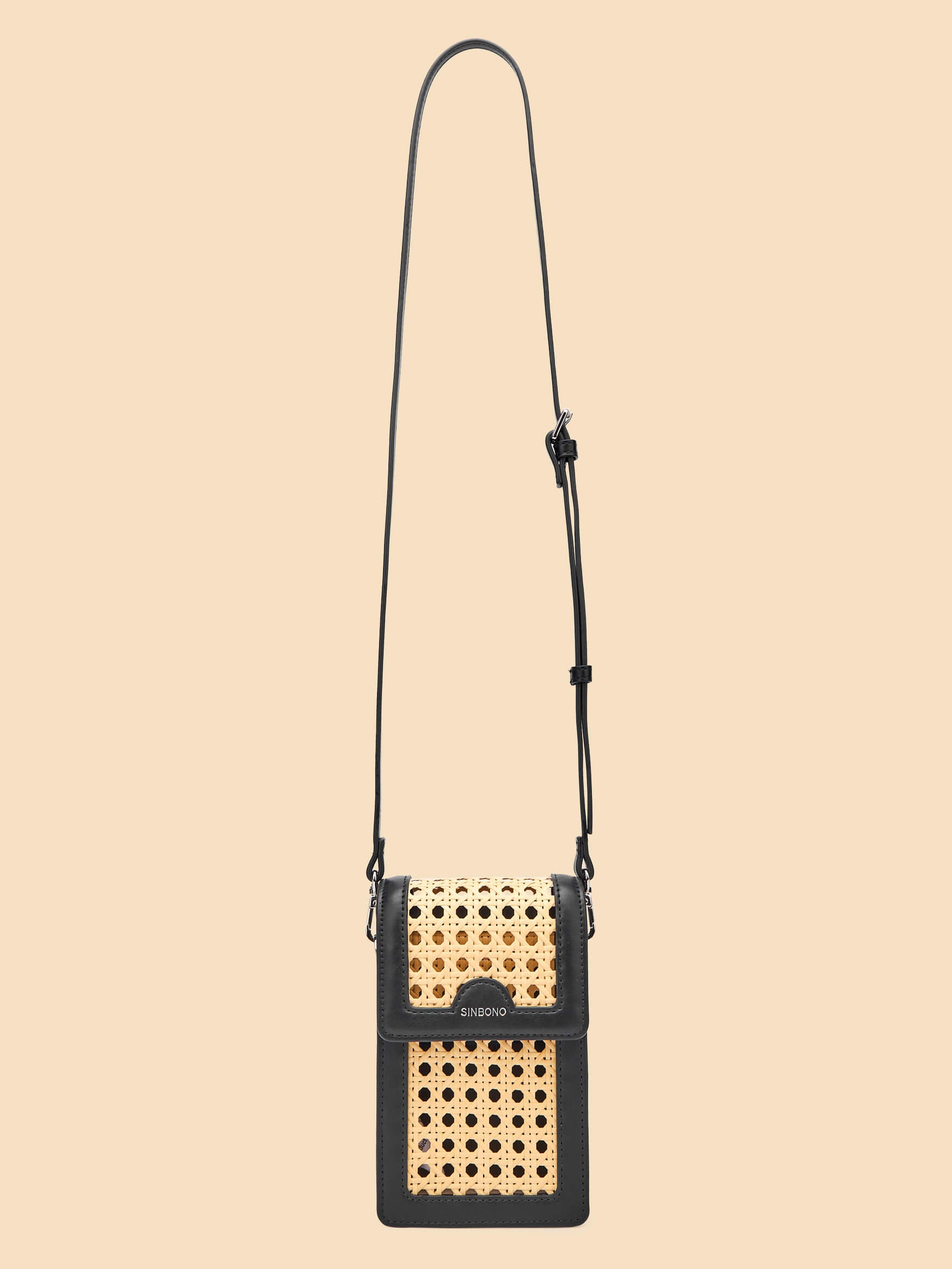 SINBONO Vera Crossbody Wallet Phone Bag Black