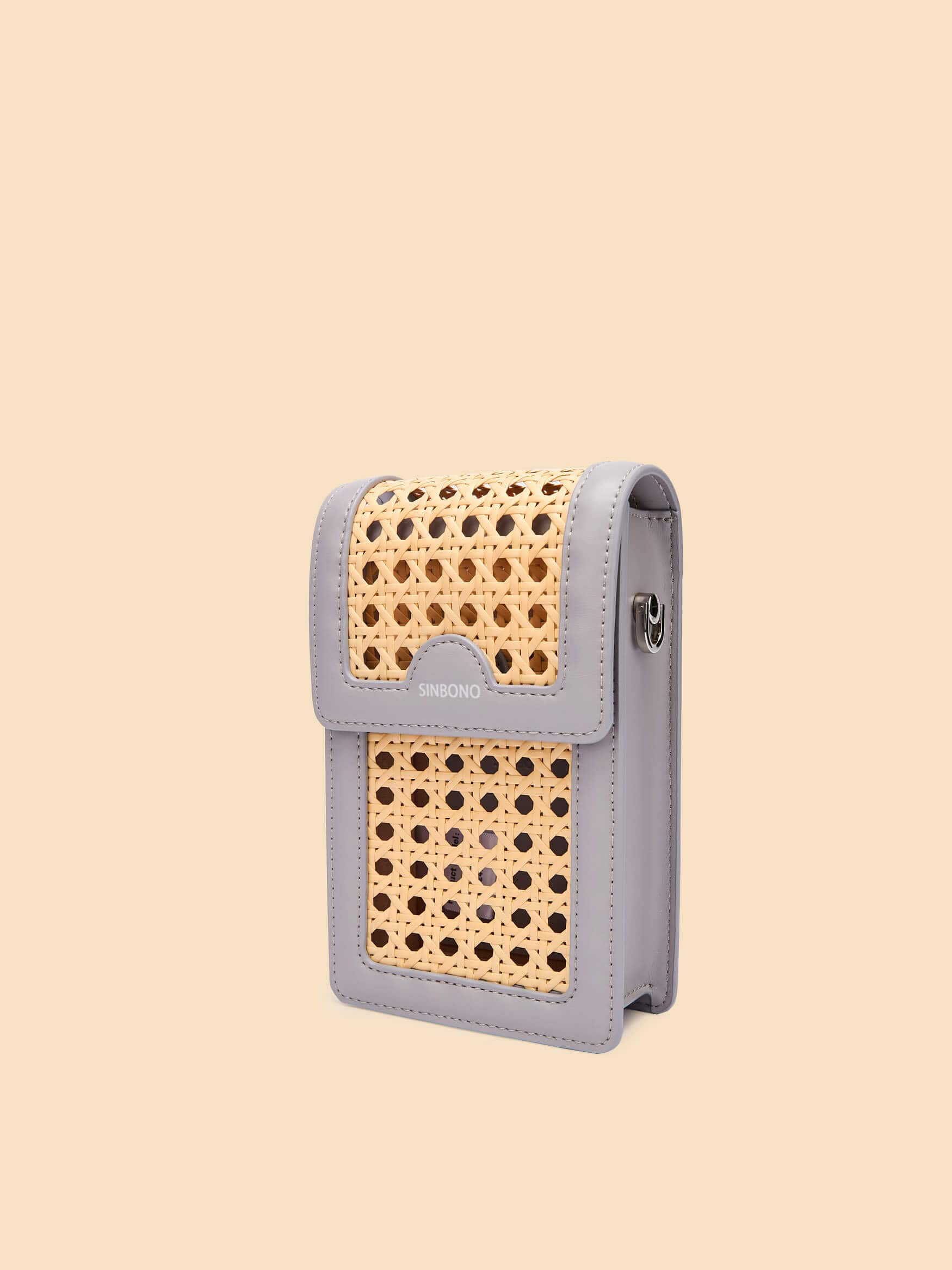 SINBONO Vera Crossbody Wallet Phone Bag Gray