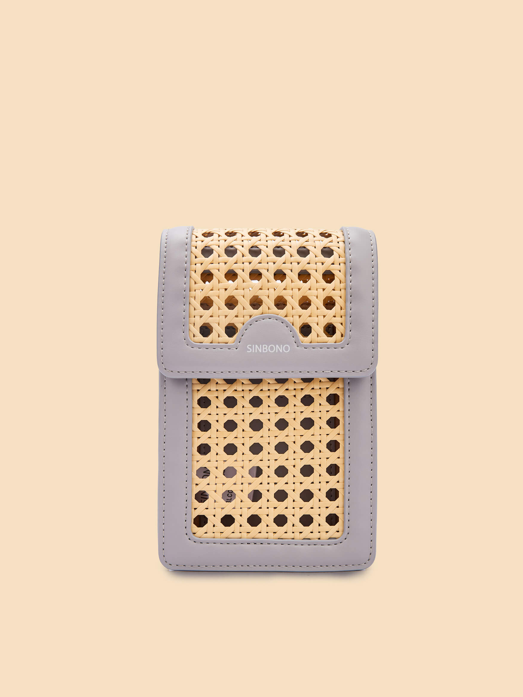 SINBONO Vera Crossbody Wallet Phone Bag Gray