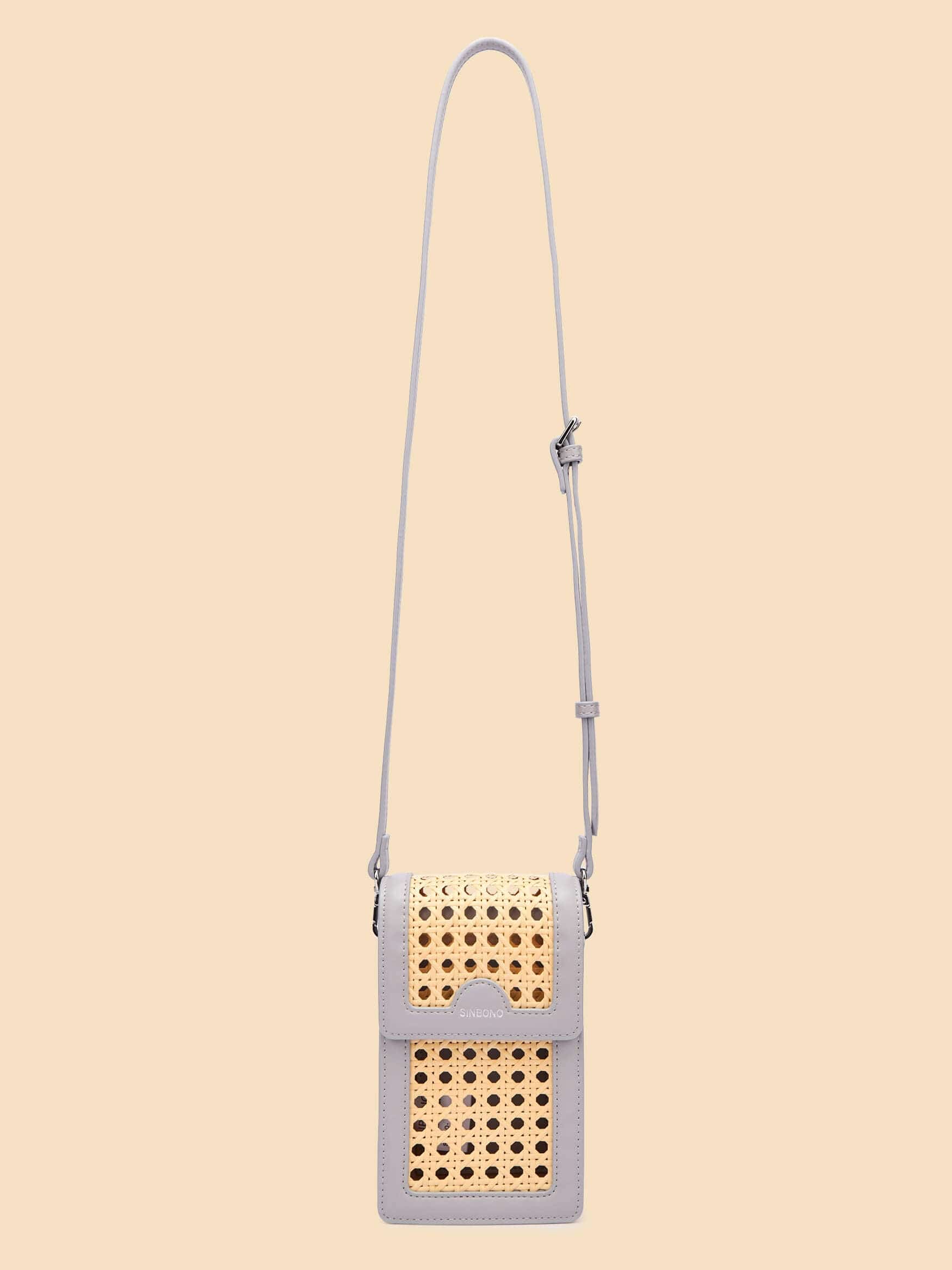 SINBONO Vera Crossbody Wallet Phone Bag Gray