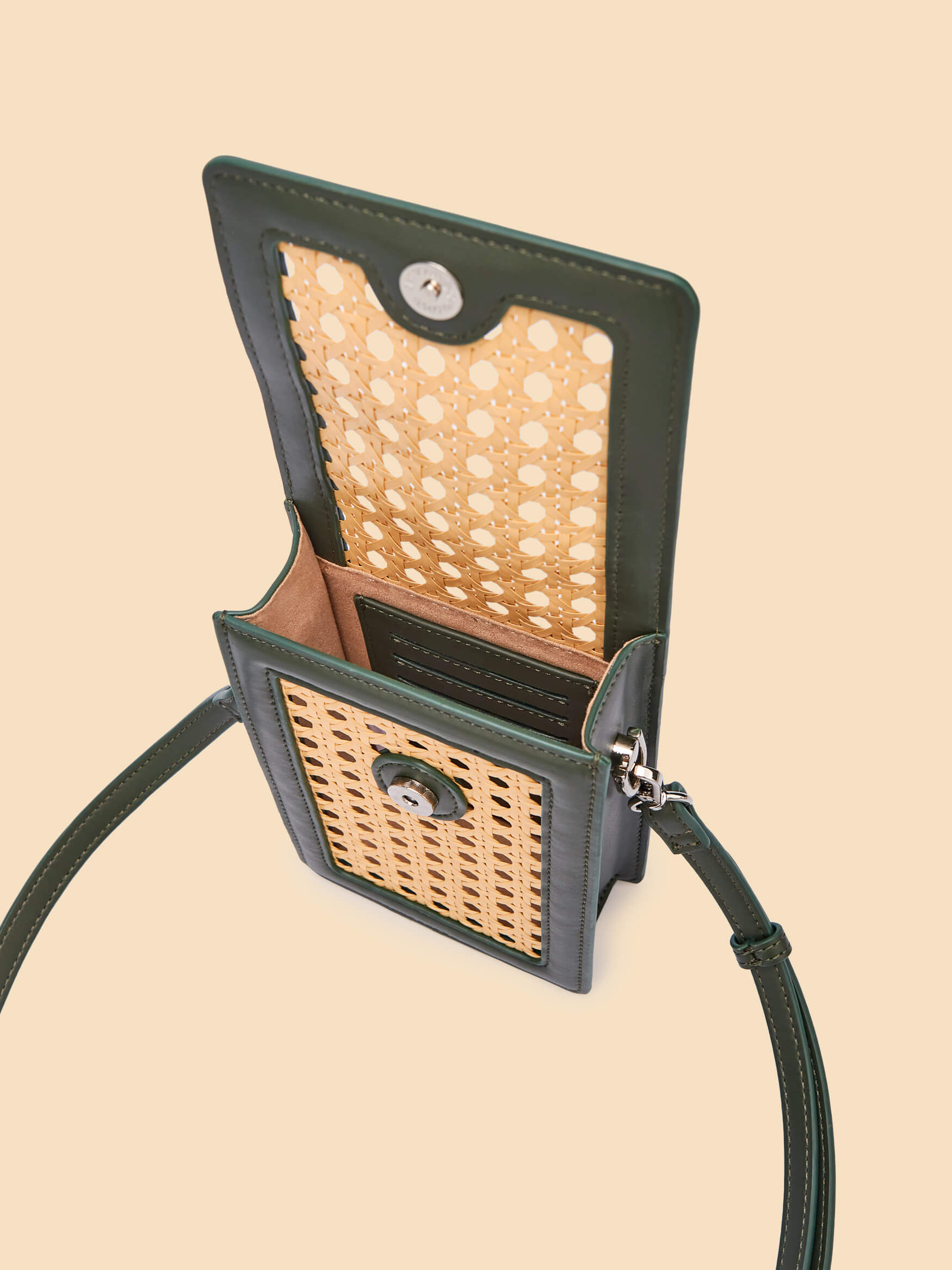 SINBONO Vera Crossbody Wallet Phone Bag Green