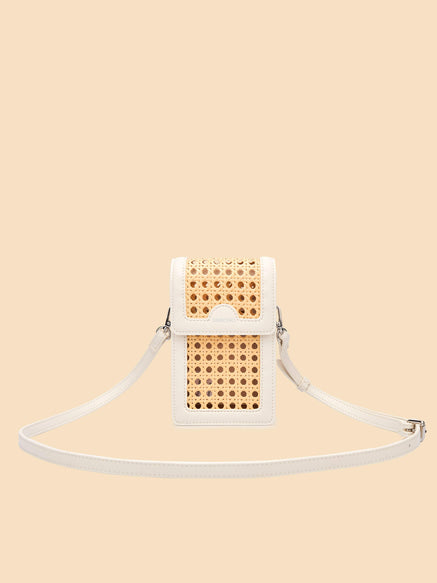 SINBONO Vera Crossbody Wallet Phone Bag Ivory