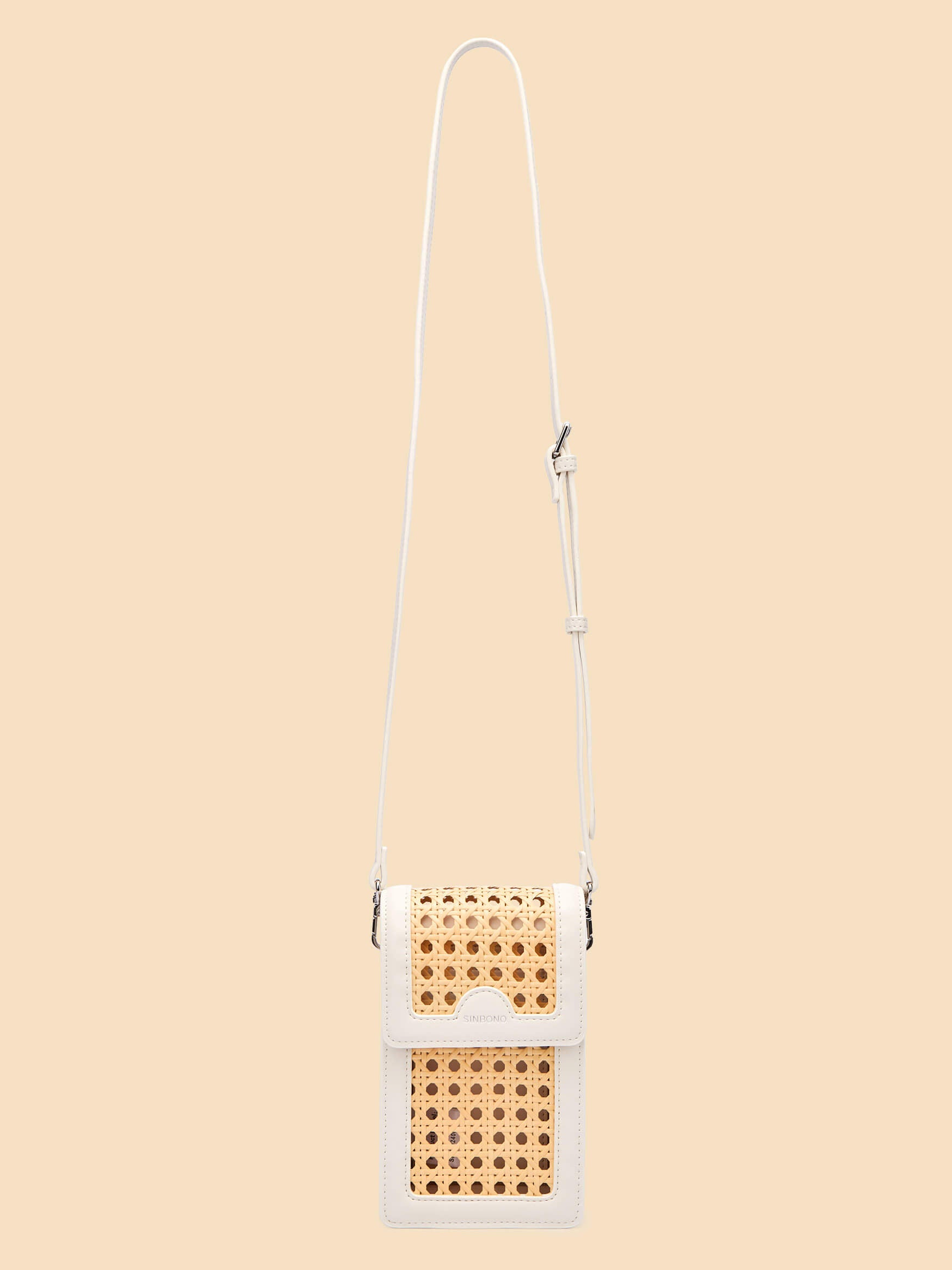 SINBONO Vera Crossbody Wallet Phone Bag Ivory