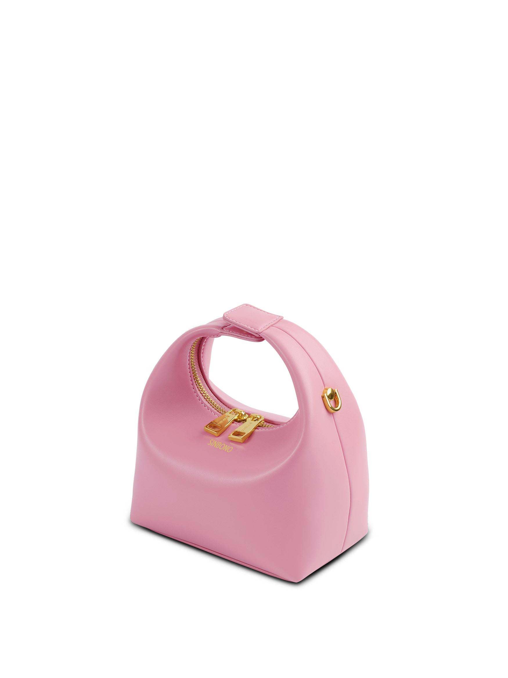 Vienna Top Handle Crossbody Bag - Pink