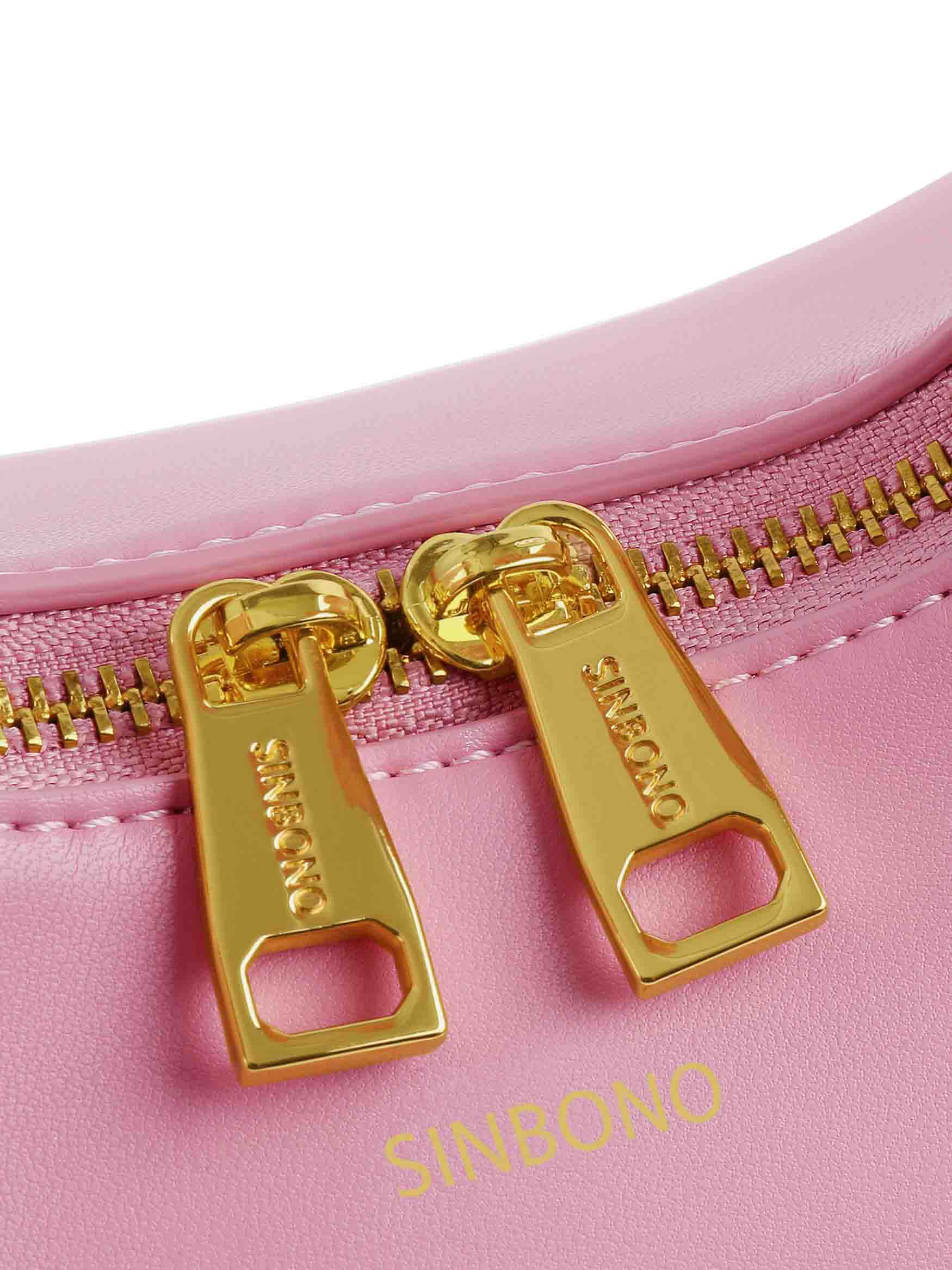 Vienna Top Handle Crossbody Bag - Pink