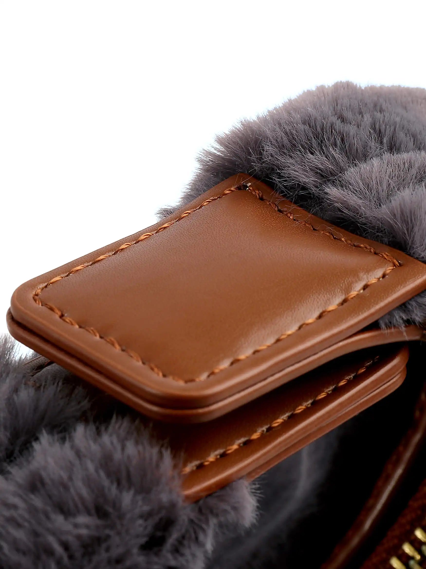 SINBONO Vienna Dark Grey Leather Handbags -Vegan Leather Women Bag