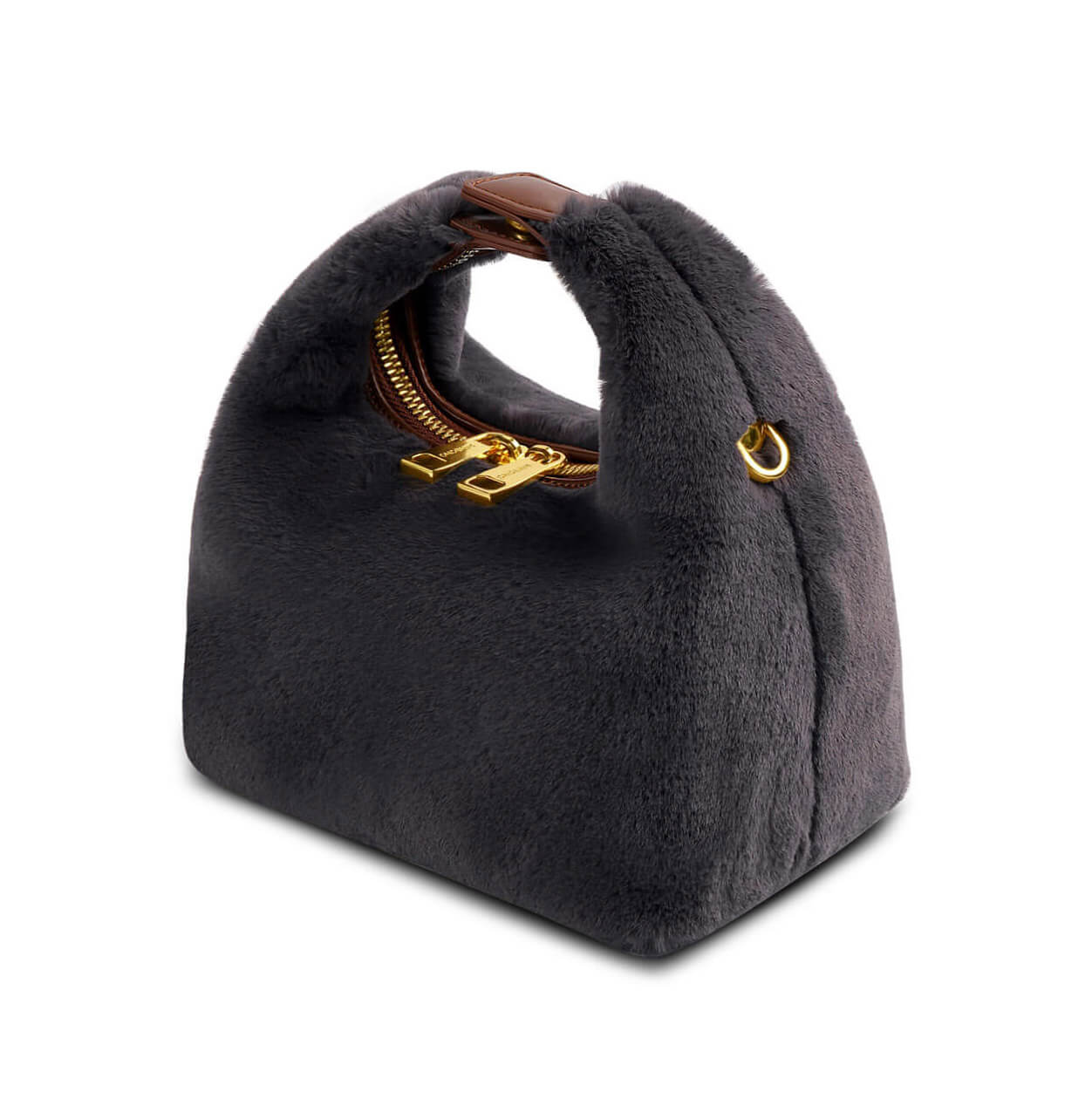 SINBONO Vienna Dark Grey Leather Handbags -Vegan Leather Women Bag