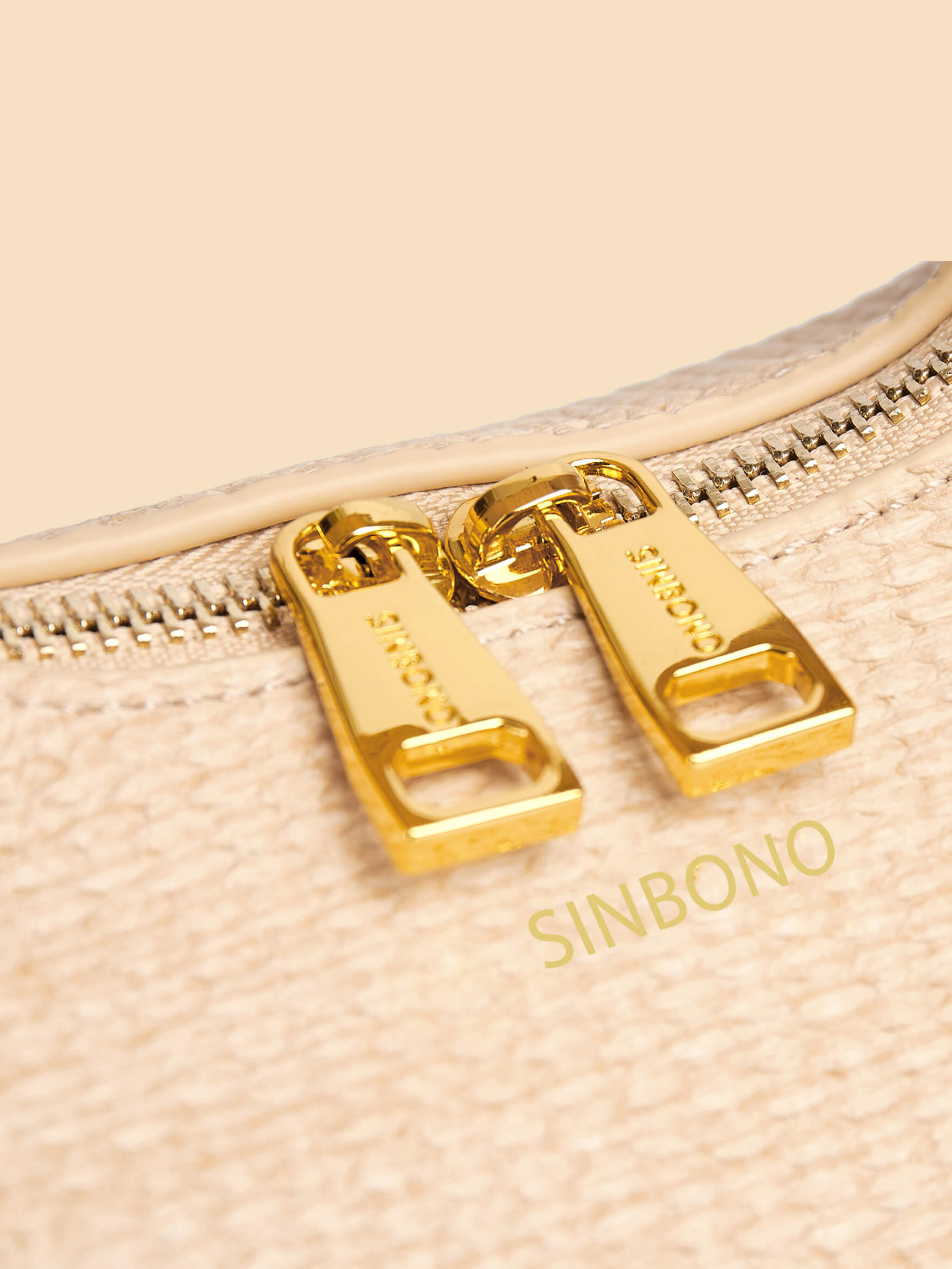 SINBONO Vienna Milk Yellow Leather Handbags -Vegan Leather Women Bag