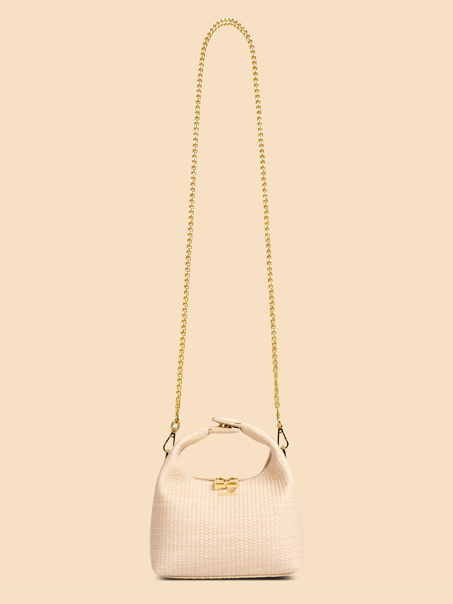SINOON ■ CREME BAG Women Vegan Leather Hobo Handbag Crossbody Bags-SINBONO