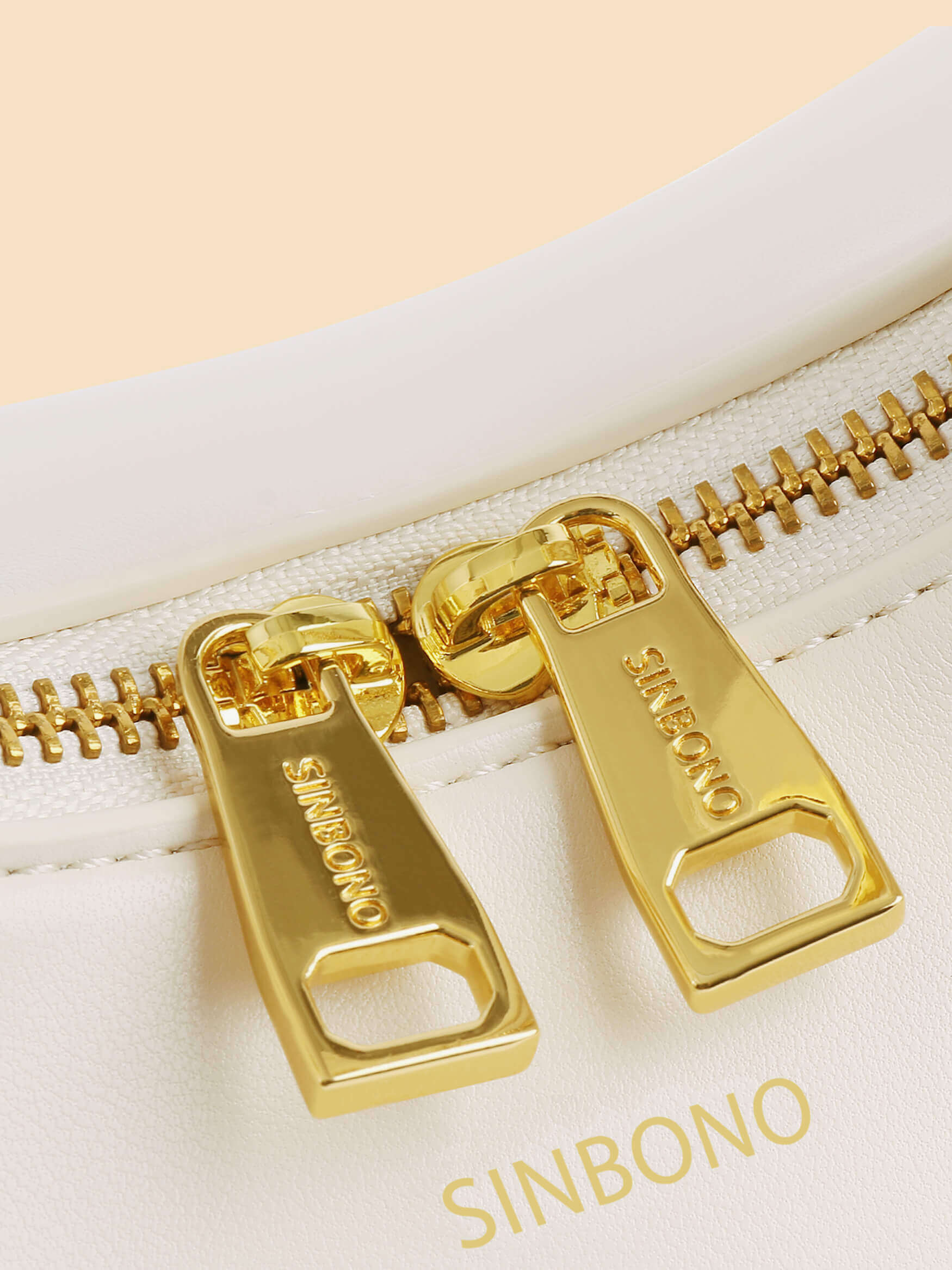 SINBONO Ivory Shoulder Bag- Luxury Vegan Crossbody Bag