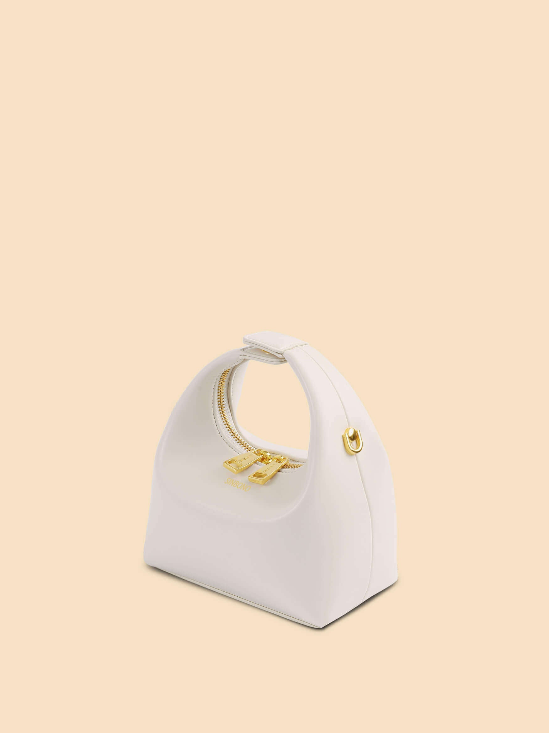 SINBONO Ivory Shoulder Bag- Luxury Vegan Crossbody Bag