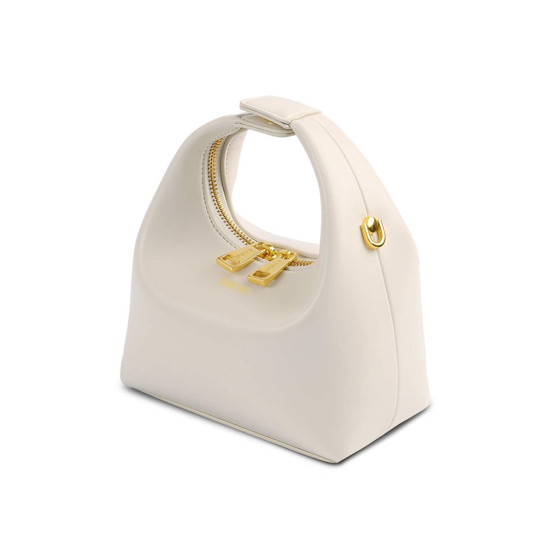 SINBONO Ivory Shoulder Bag- Luxury Vegan Crossbody Bag