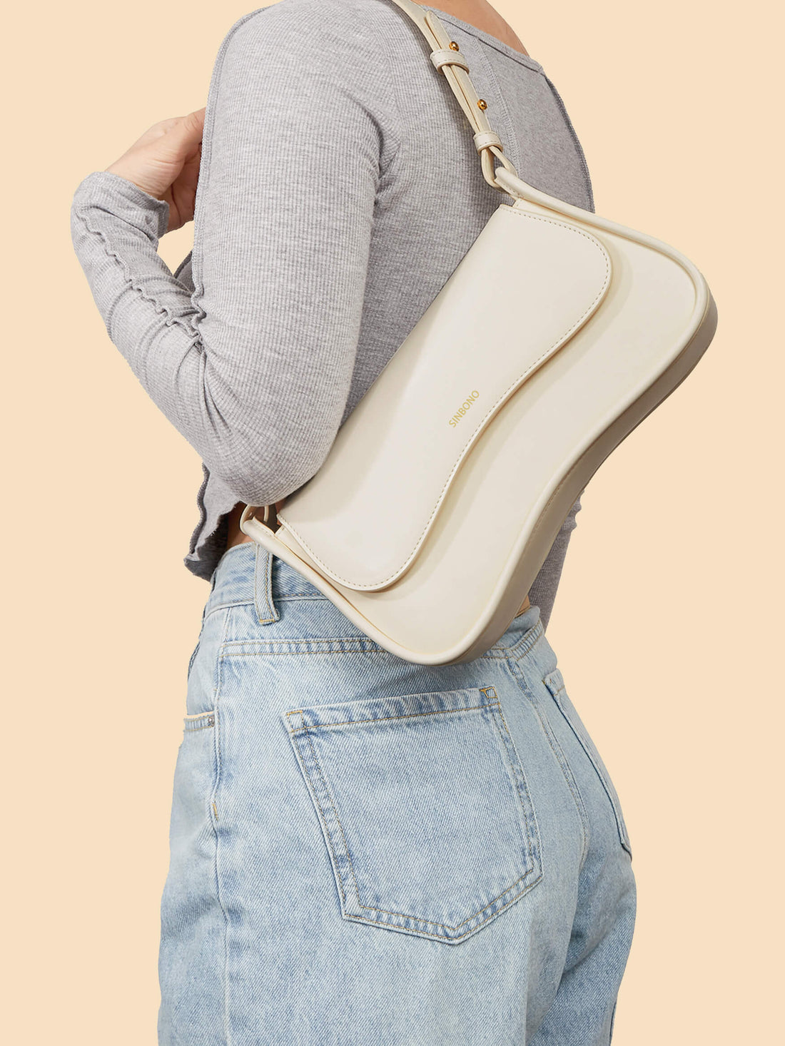 Zoe Shoulder Bag - White