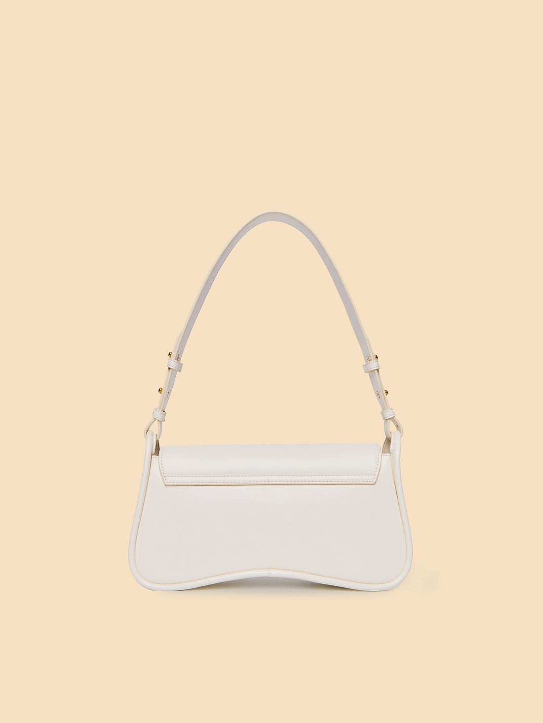 SINBONO Zoe Shoulder Bag White - Cruelty Free Leather Bag for women
