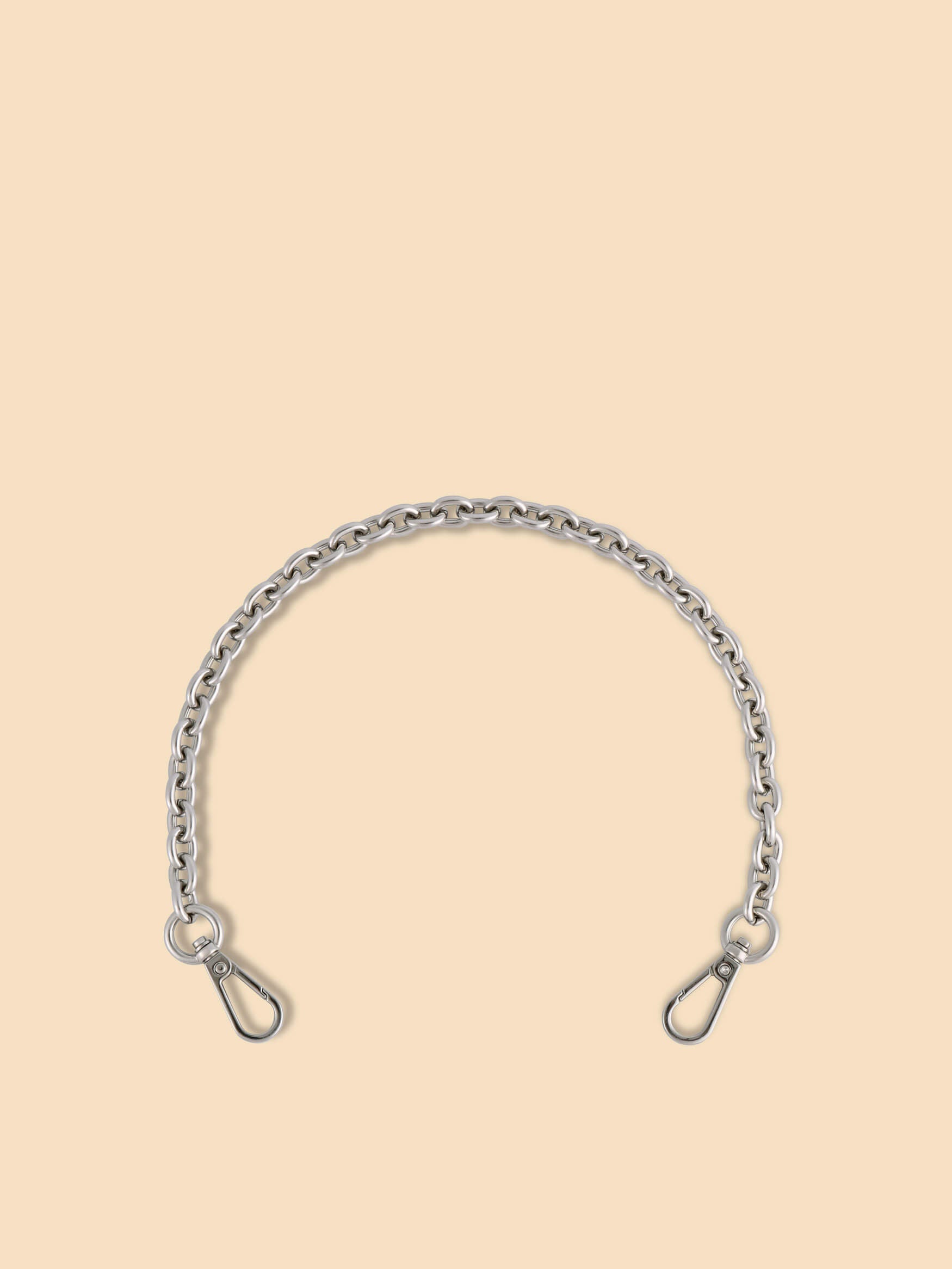 SINBONO Silver Chain Hand Strap - Durable Women Chain Strap Silver