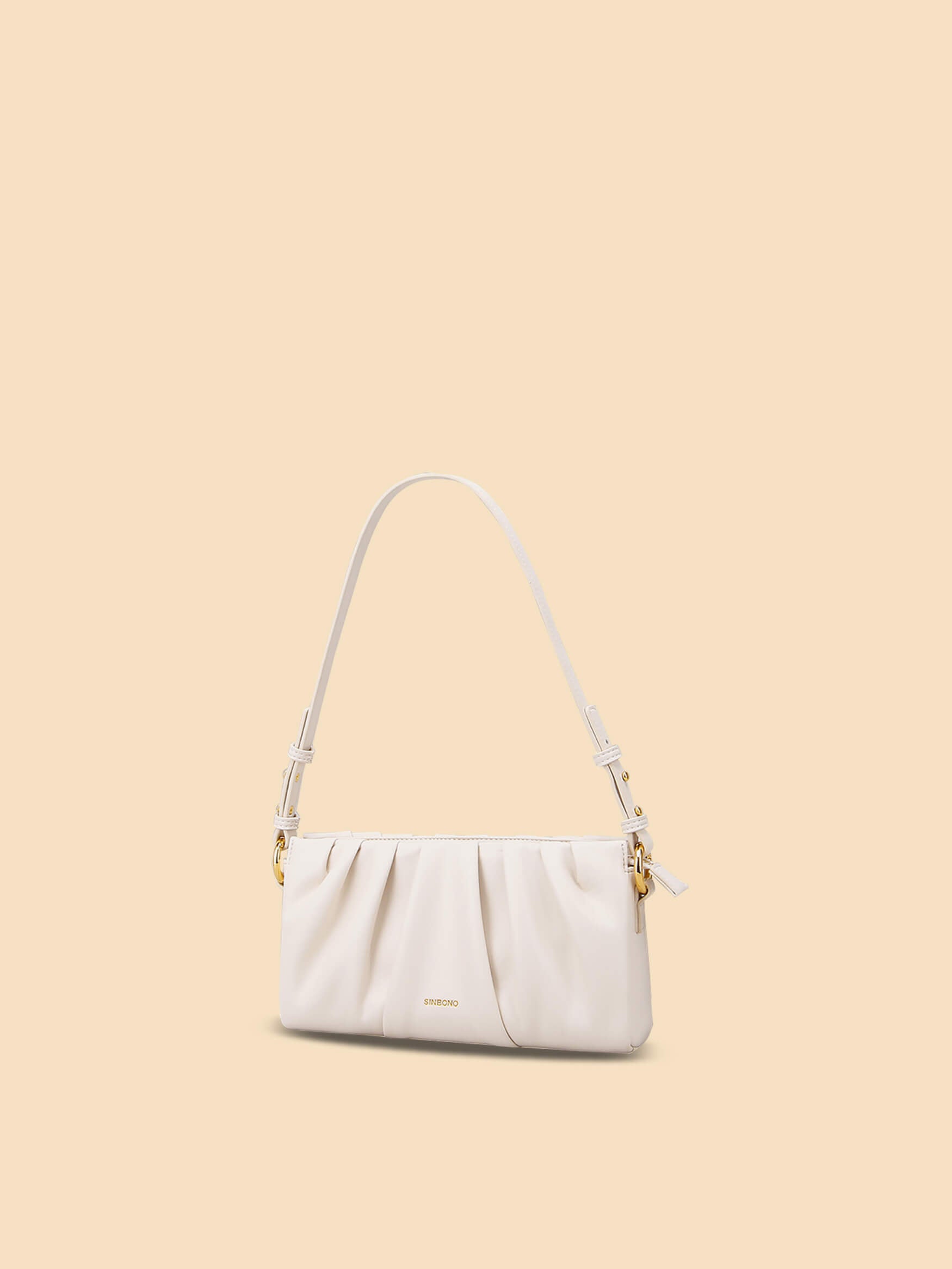 SINBONO Evelyn Shoulder Bag Ivory