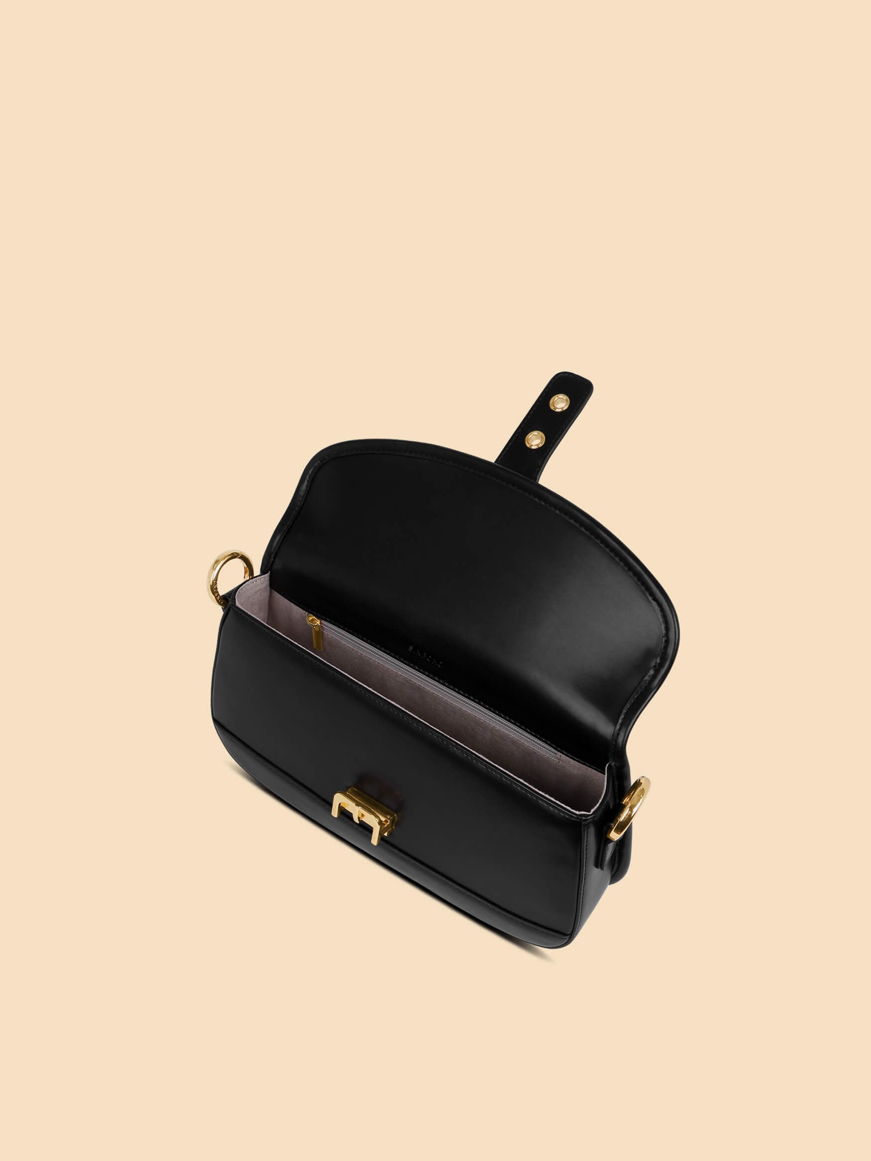 SINBONO Fiona Shoulder Bag Black Vegan Leather