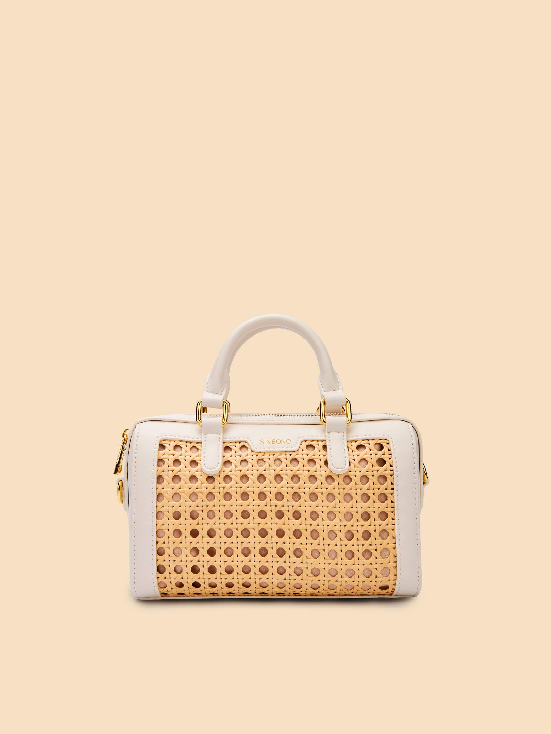 SINBONO Juliet Top Handle Crossbody Bag Ivory