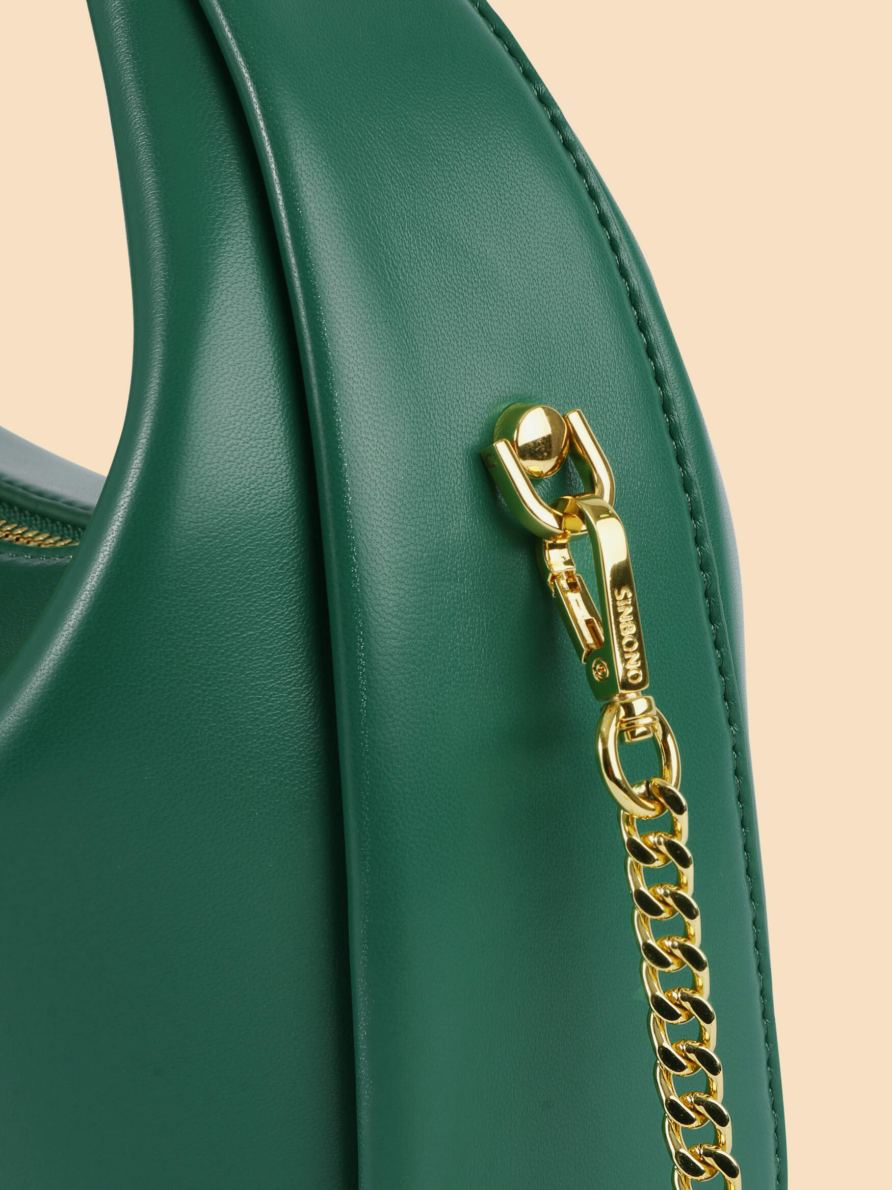 SINBONO Vienna Medium-Sized Green Vegan Leather Purses