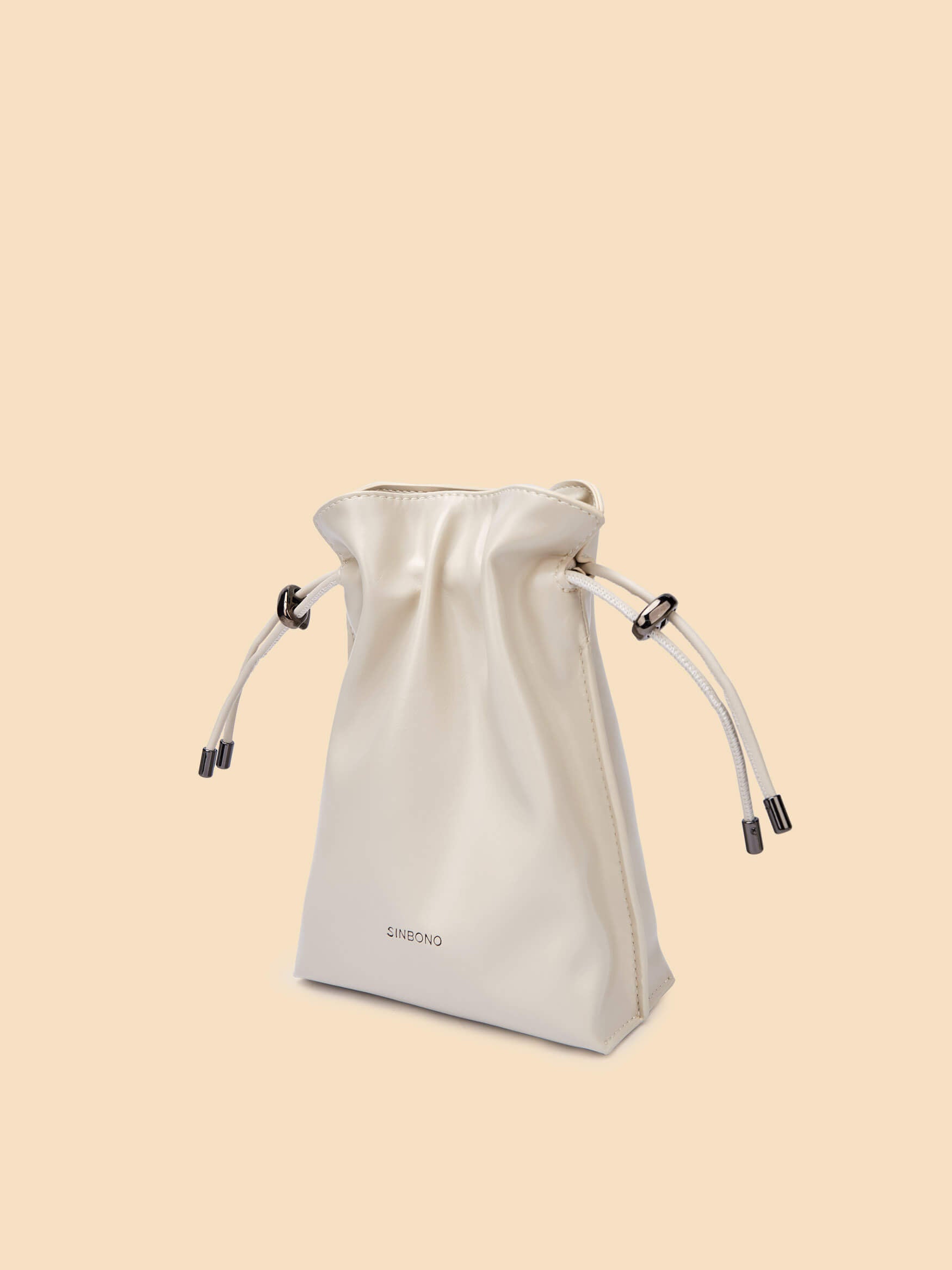 SINBONO Nina Crossbody Wallet Phone Bag Grayish White