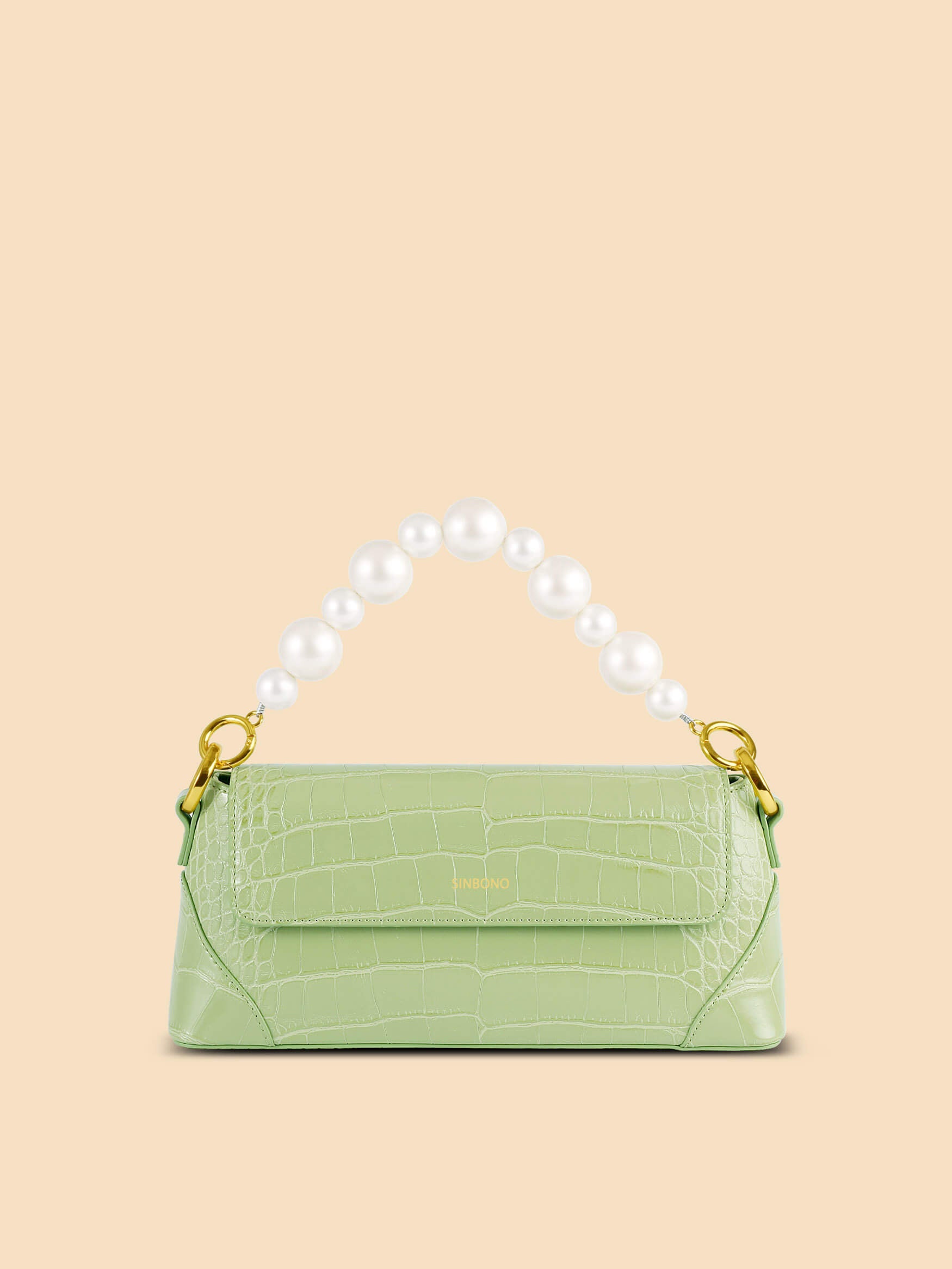 SINBONO Faux Pearl Chain Hand Strap - Durable Pearl Chain Strap