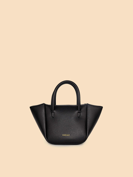 SINBONO Selena Ruched Hobo Handle Crossbody Bag Black