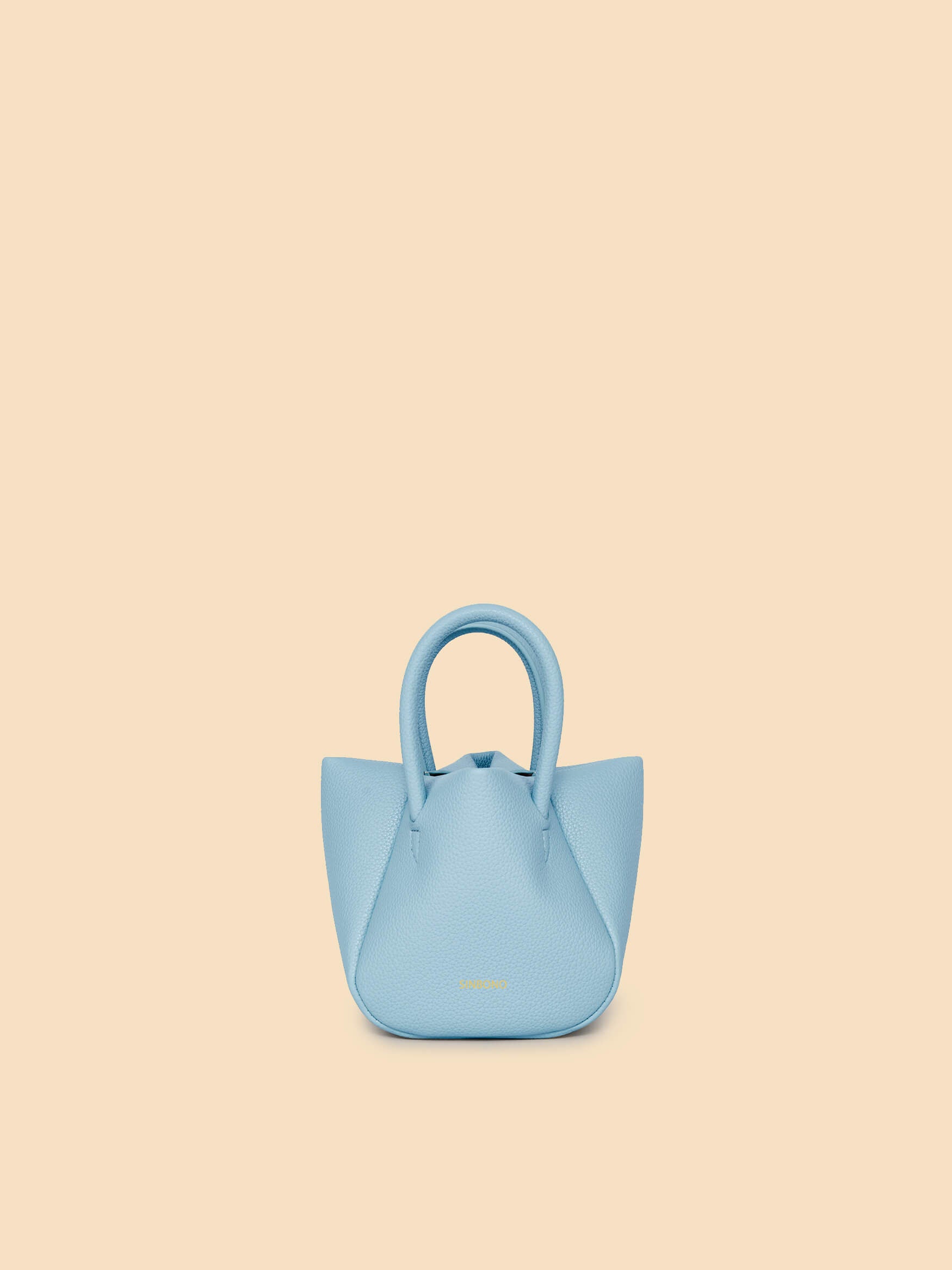 SINBONO Selena Ruched Hobo Handle Crossbody Bag Ice Blue