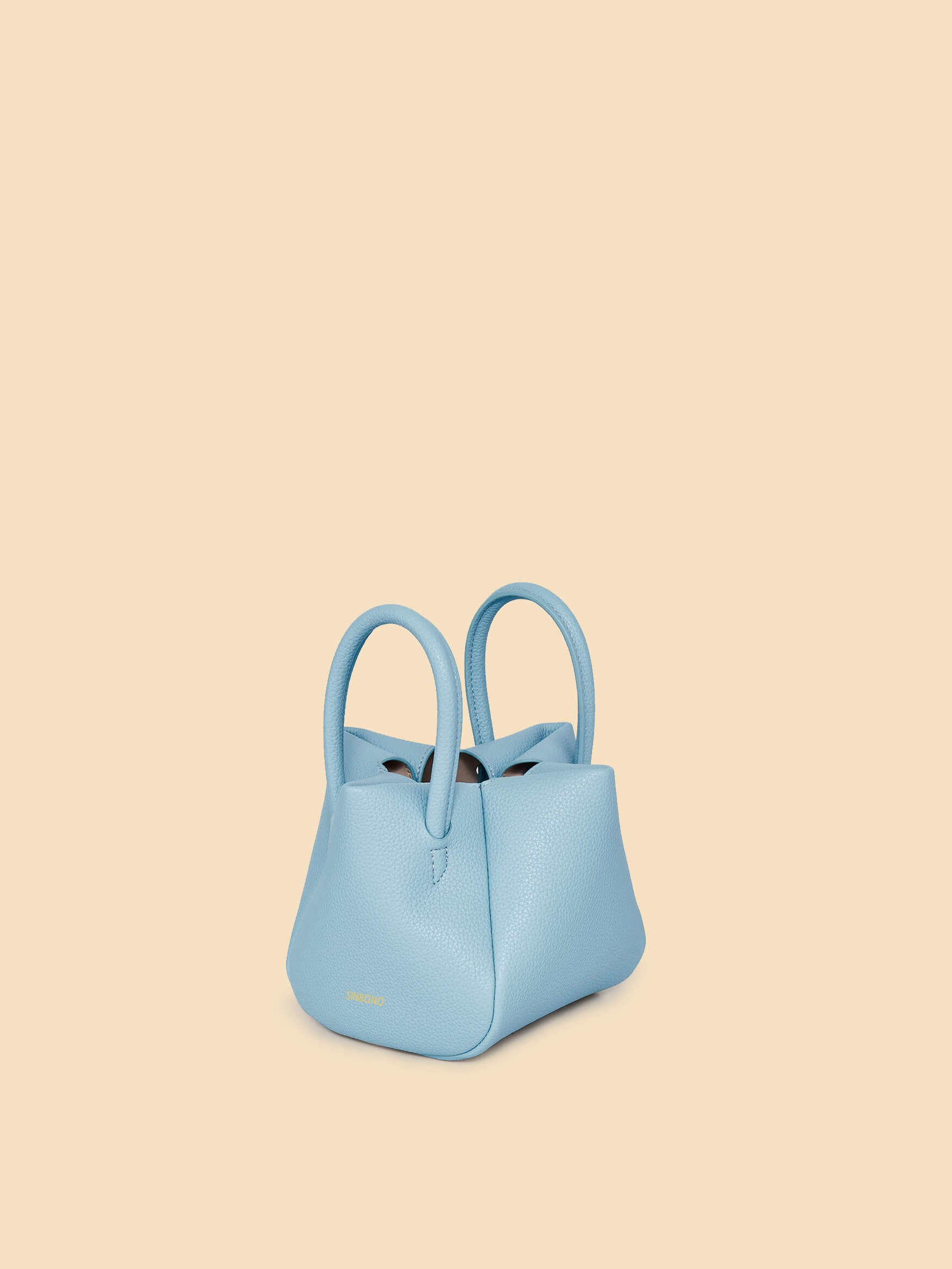 SINBONO Selena Ruched Hobo Handle Crossbody Bag Ice Blue