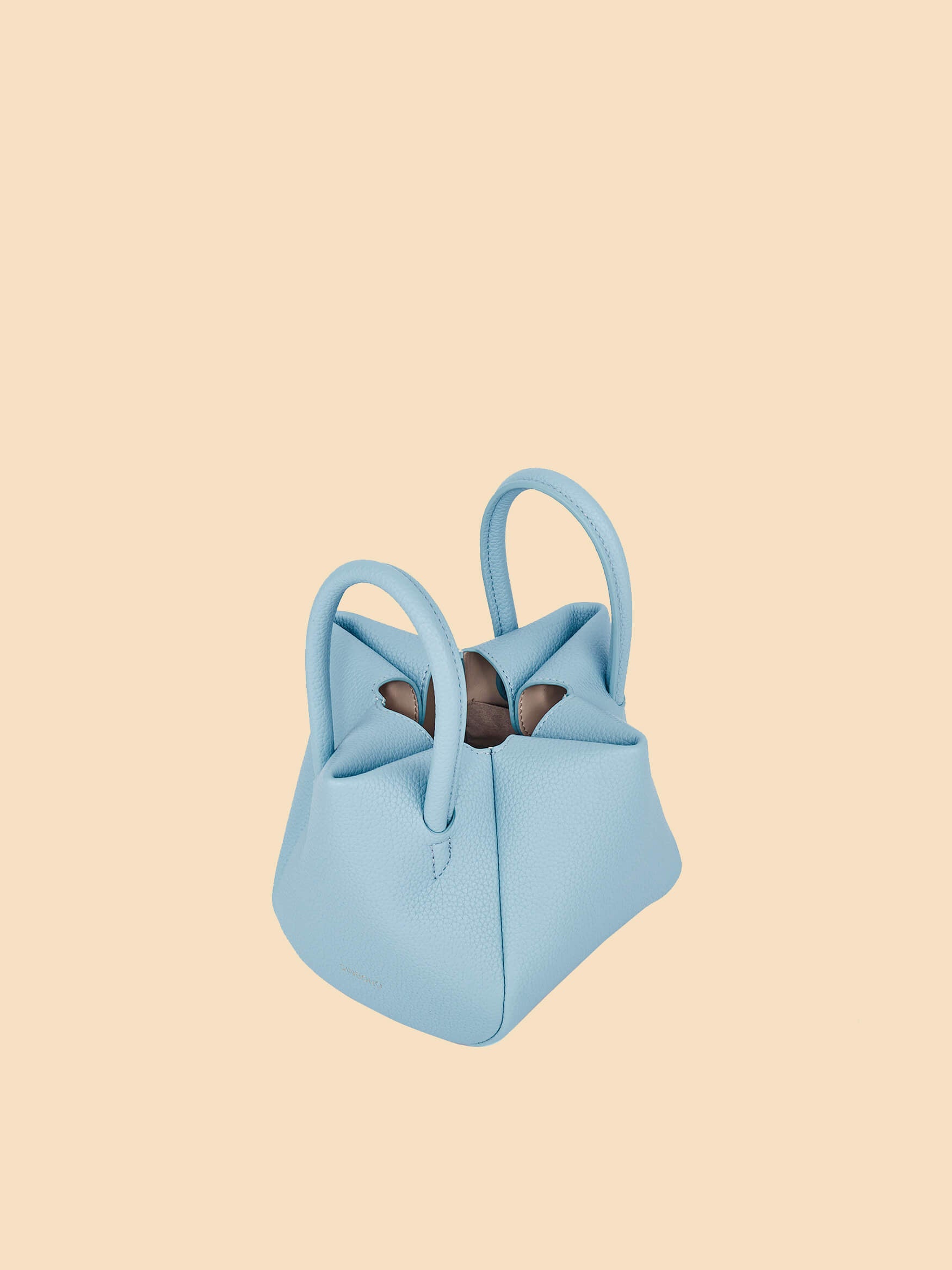 SINBONO Selena Ruched Hobo Handle Crossbody Bag Ice Blue