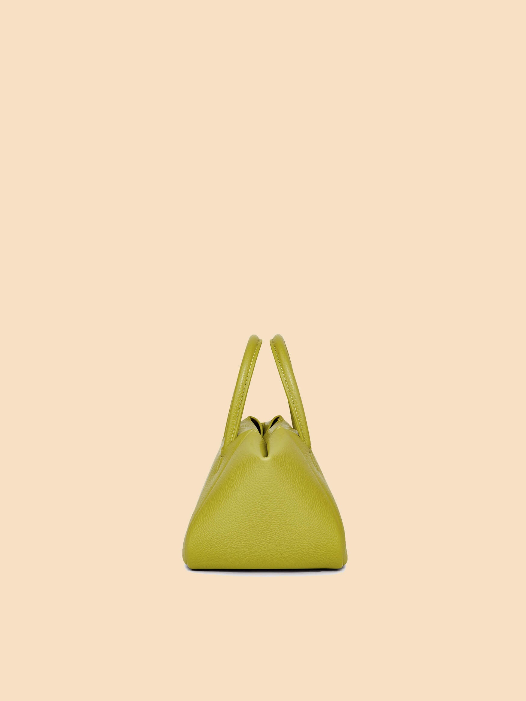 SINBONO Selena Ruched Hobo Handle Crossbody Bag Lime Green