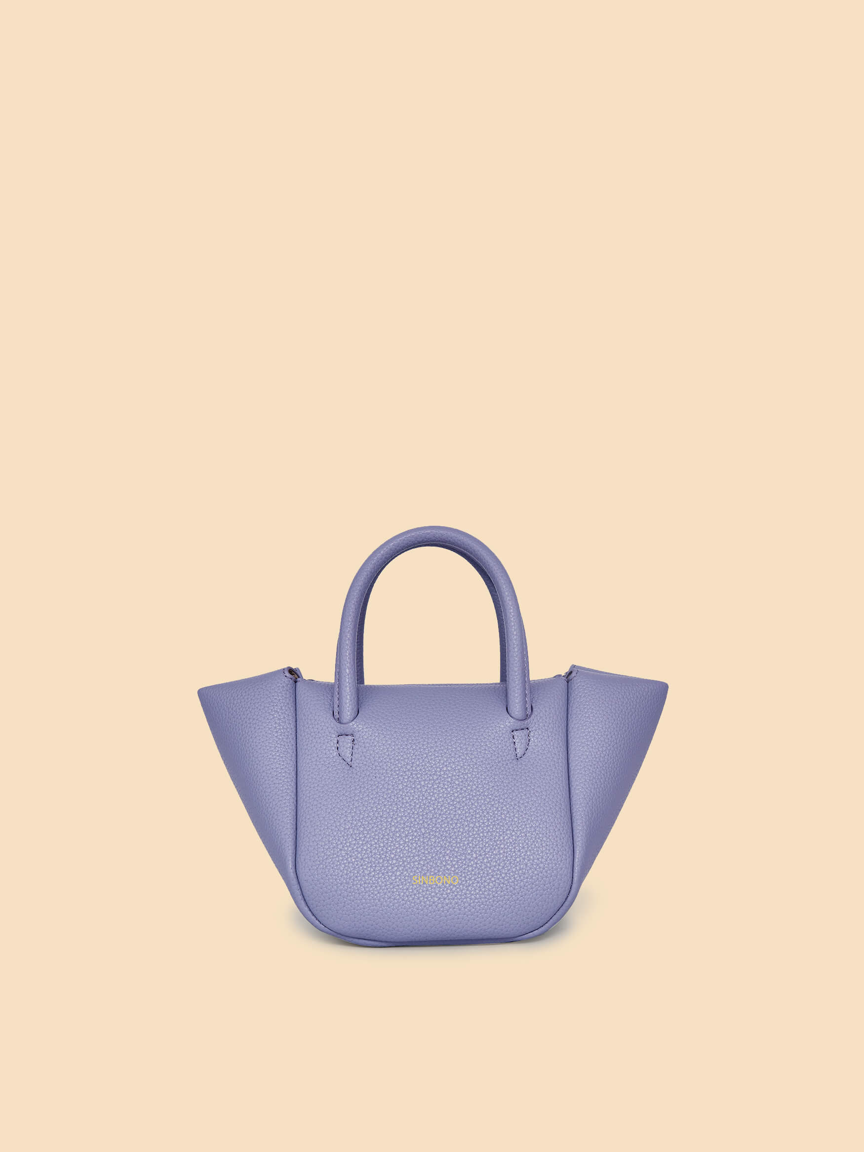 SINBONO Selena Ruched Hobo Handle Crossbody Bag Purple