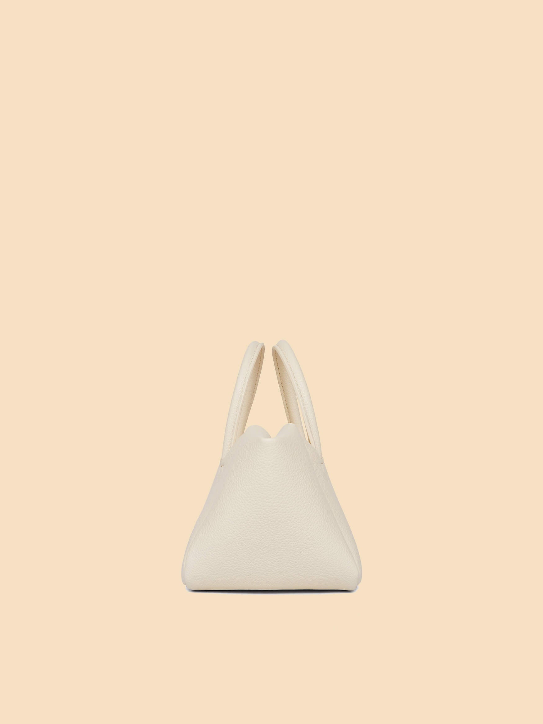 SINBONO Selena Ruched Hobo Handle Crossbody Bag Ivory