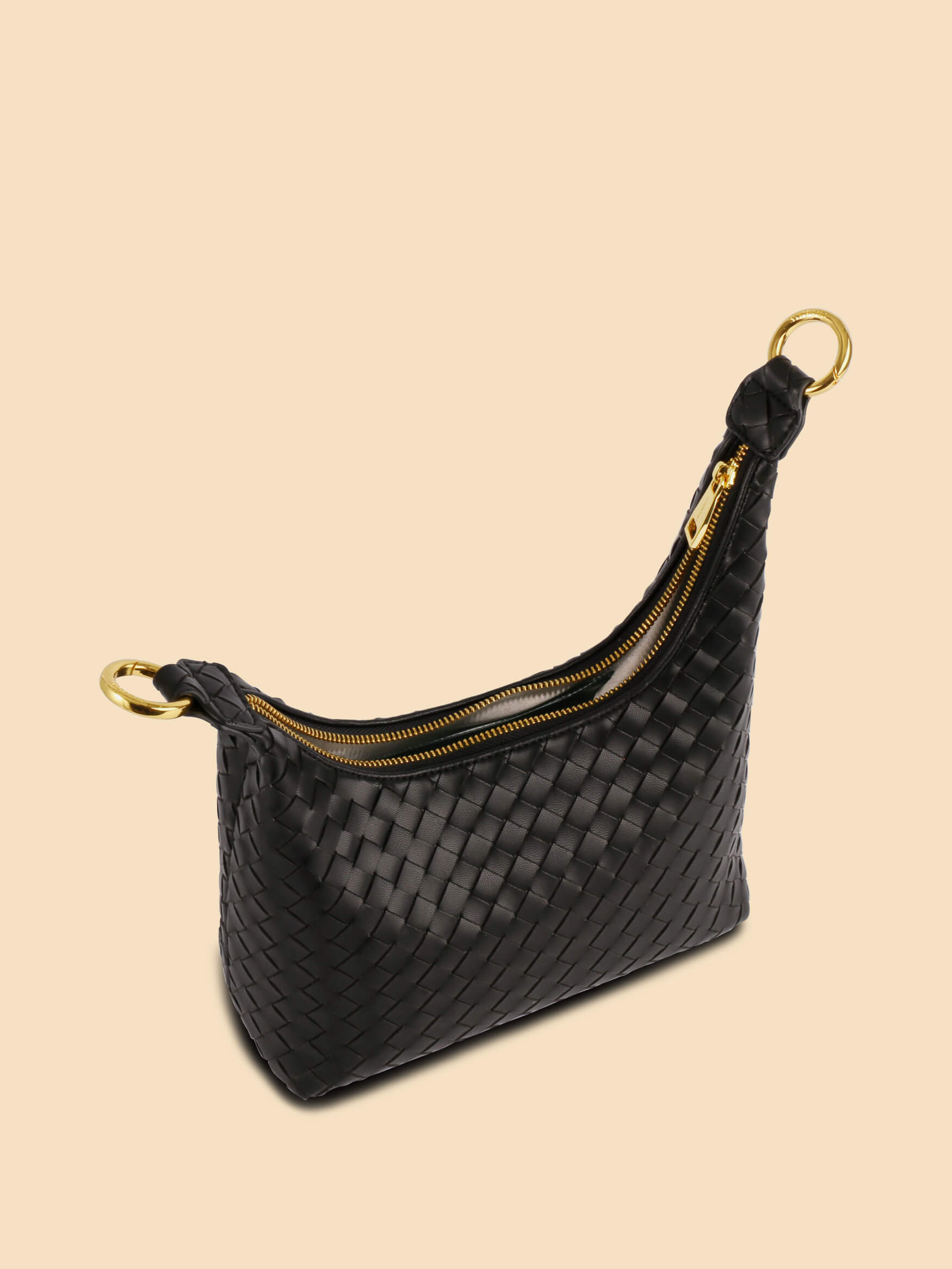 SINBONO Black Braided Shoulder Satchel Crossbody Women's Handbags