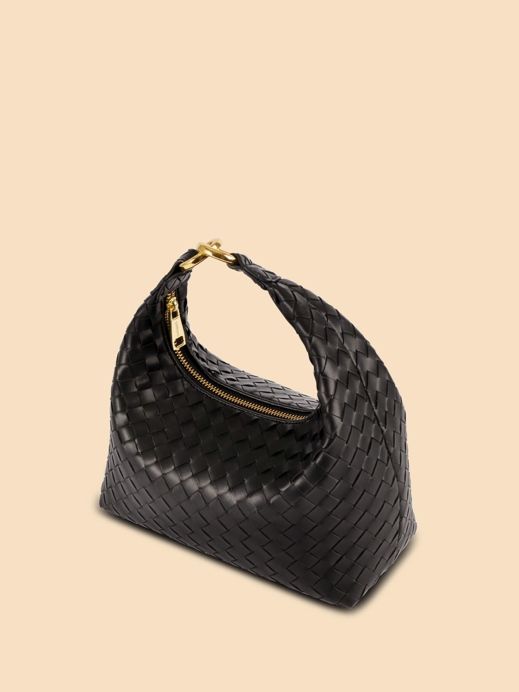 SINBONO Black Braided Shoulder Satchel Crossbody Women's Handbags