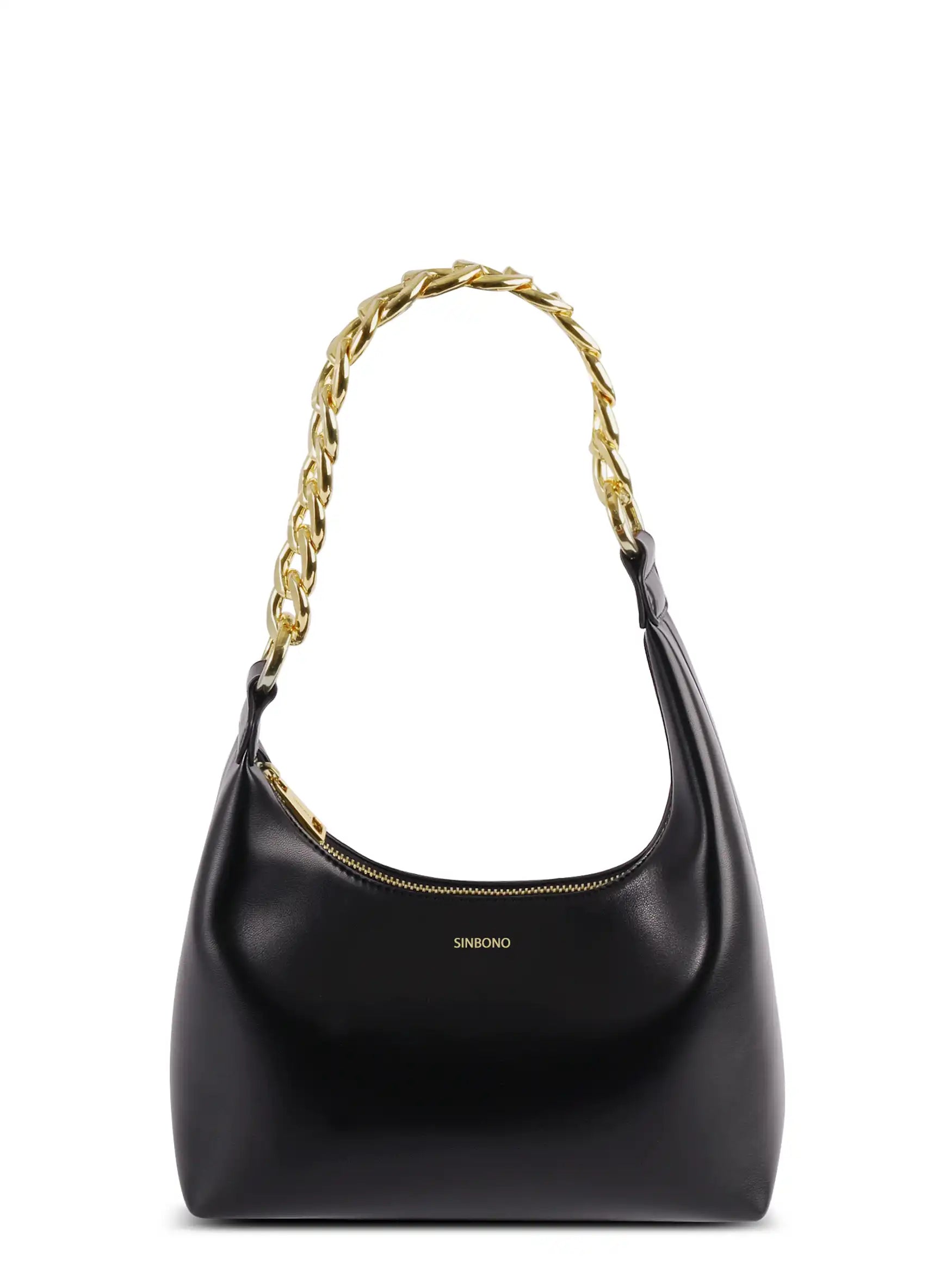 Vienna Top Handle Shoulder Bag  - Black
