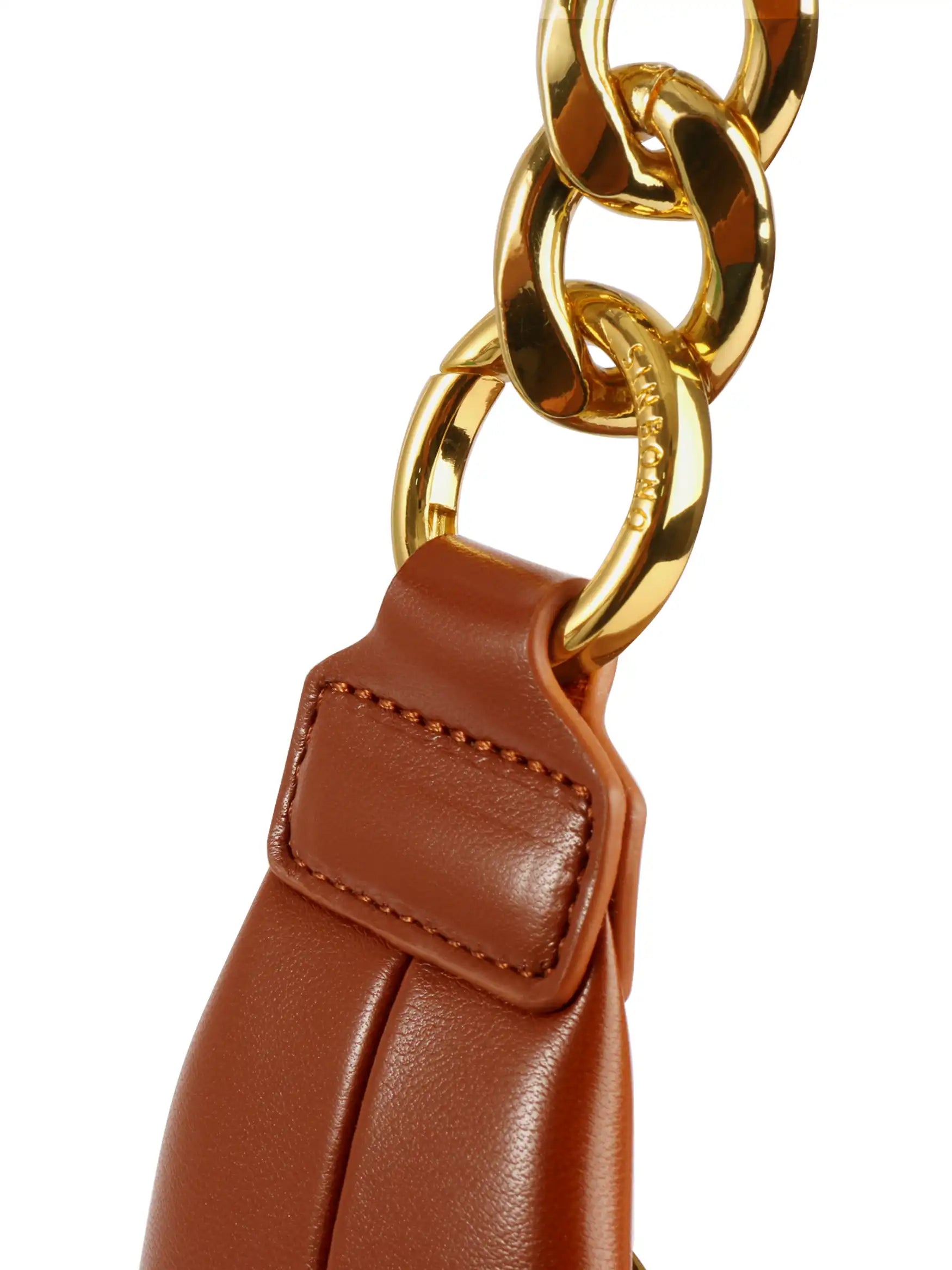 Vienna Top Handle Shoulder Bag  - Brown