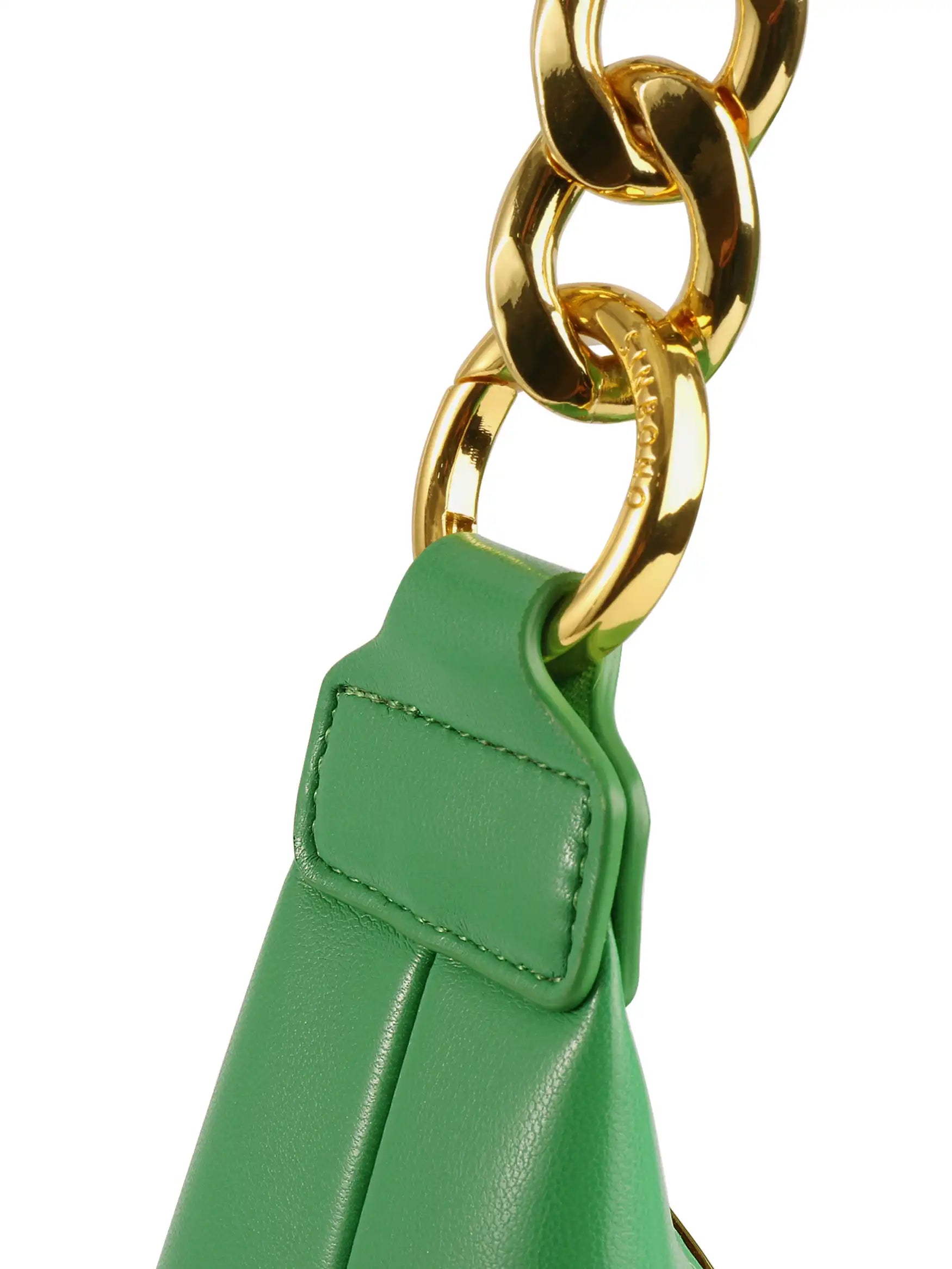 Vienna Top Handle Shoulder Bag - Grass Green
