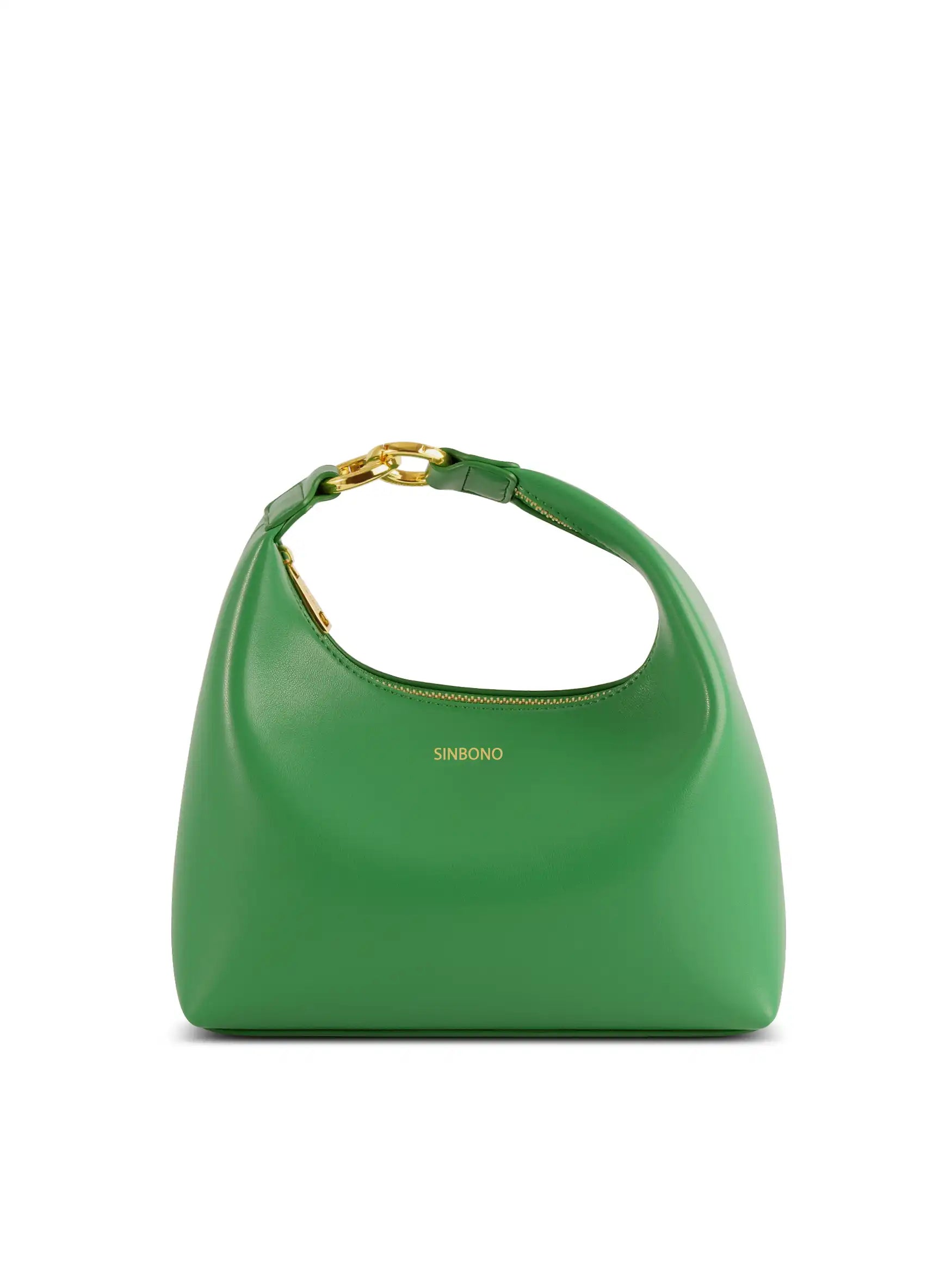 Vienna Top Handle Shoulder Bag - Grass Green