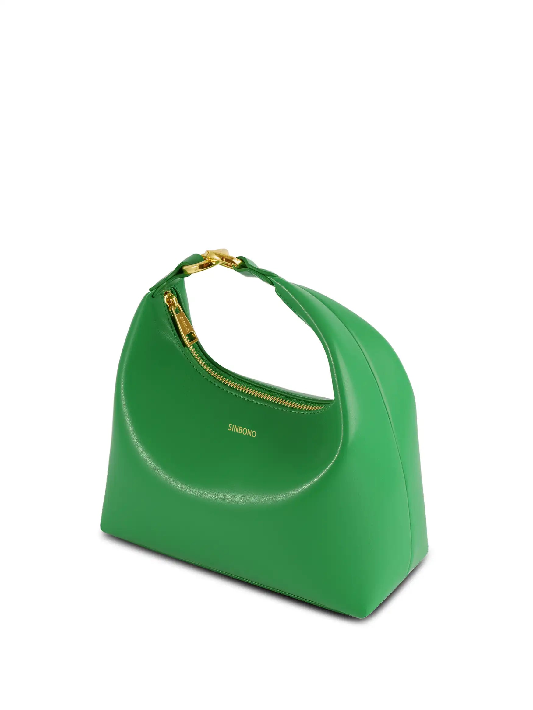 Vienna Top Handle Shoulder Bag - Grass Green