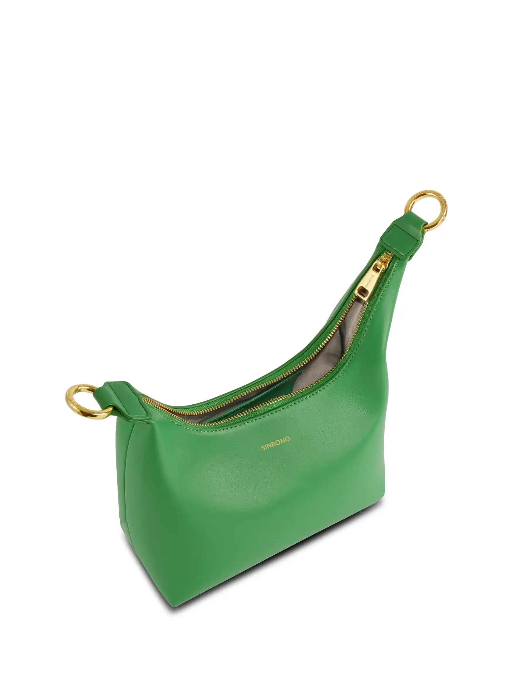 Vienna Top Handle Shoulder Bag - Grass Green