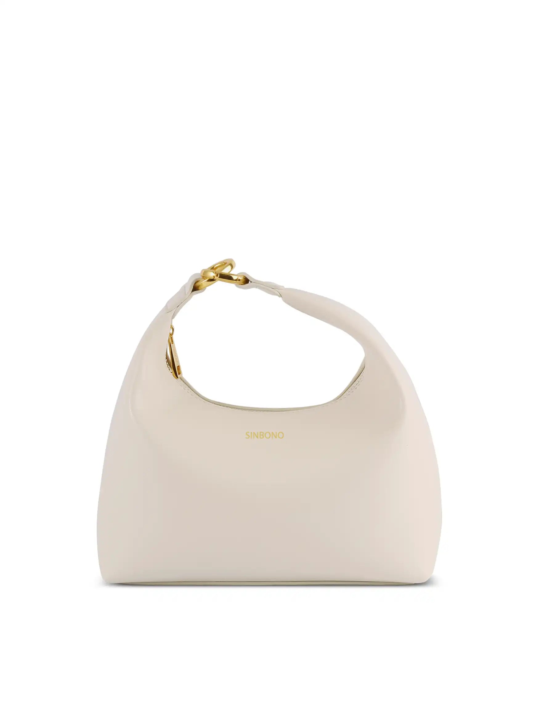 Vienna Top Handle Shoulder Bag - Ivory