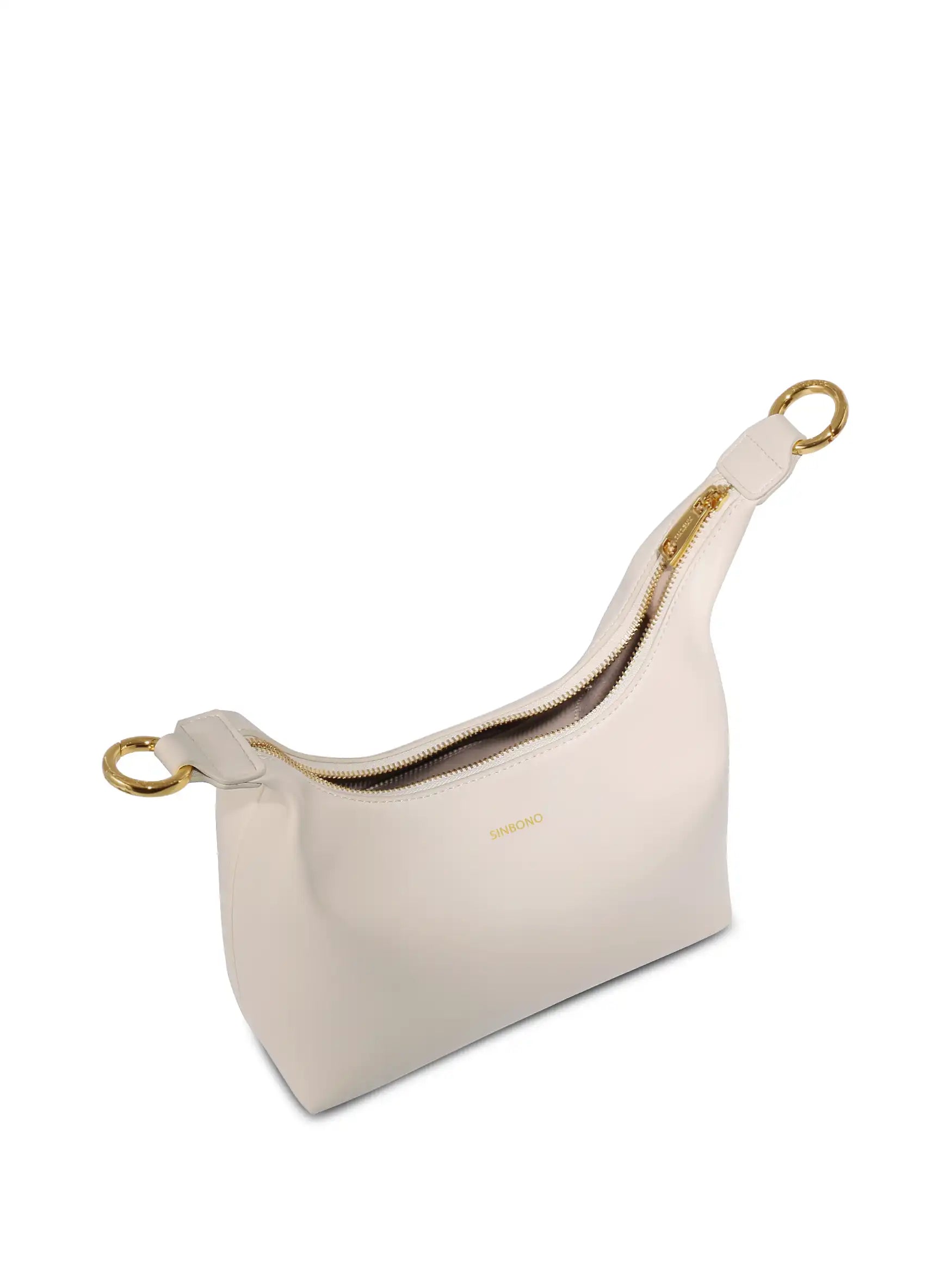 Vienna Top Handle Shoulder Bag - Ivory