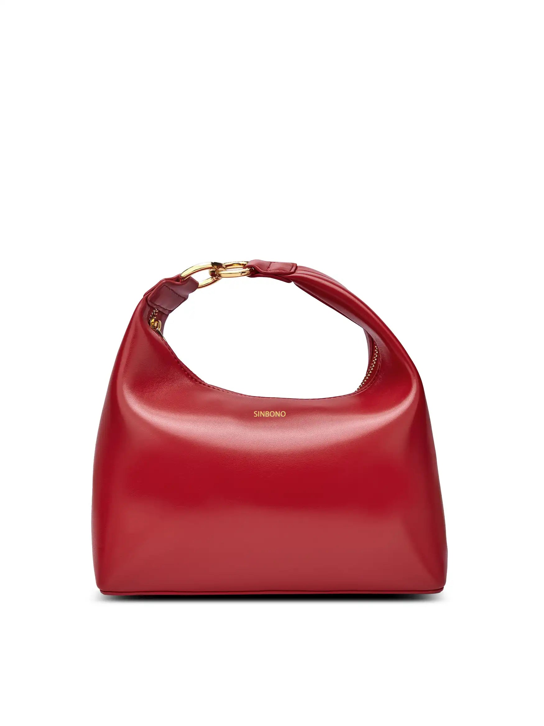 Vienna Top Handle Shoulder Bag  - Red