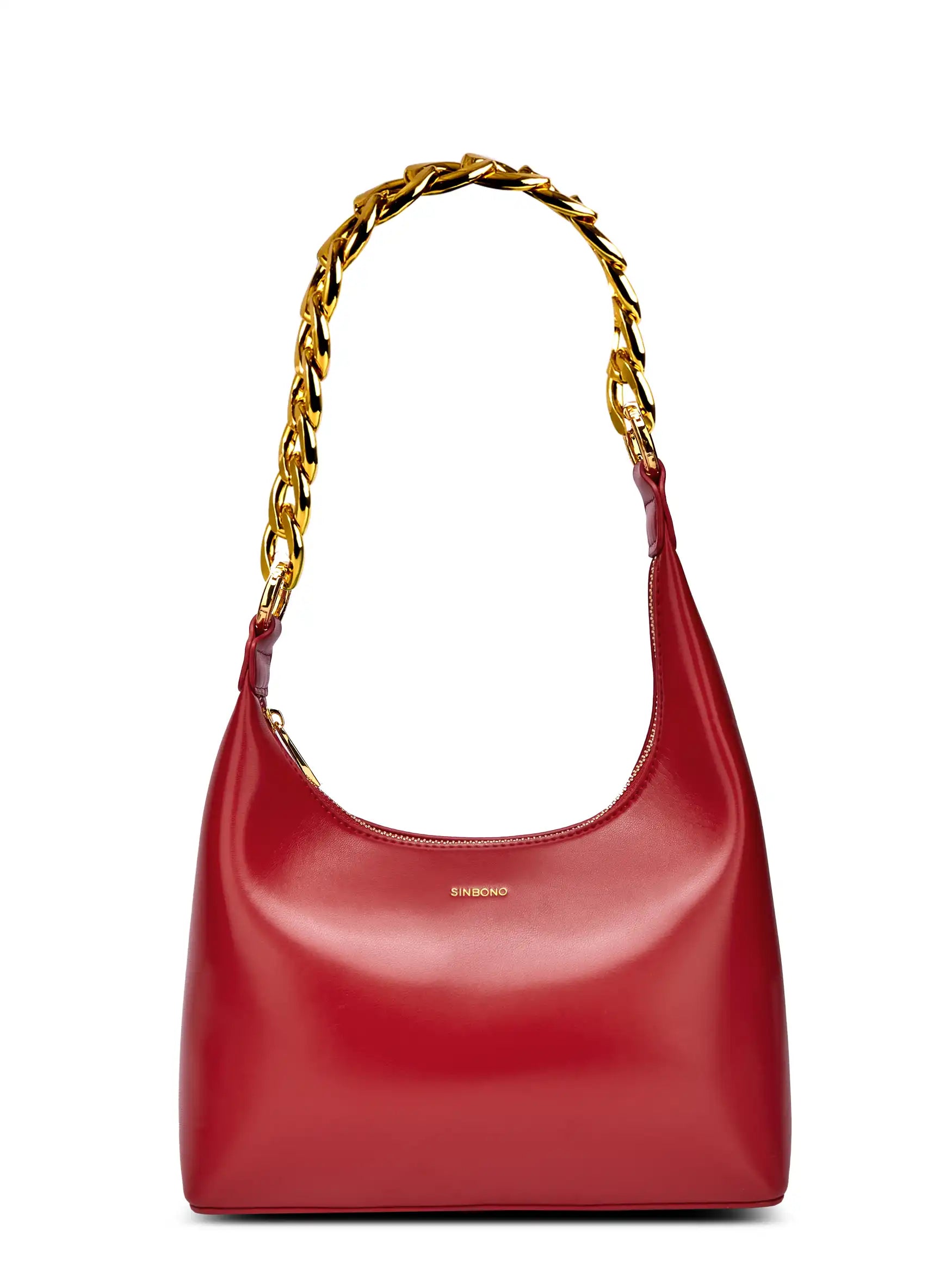 Vienna Top Handle Shoulder Bag  - Red