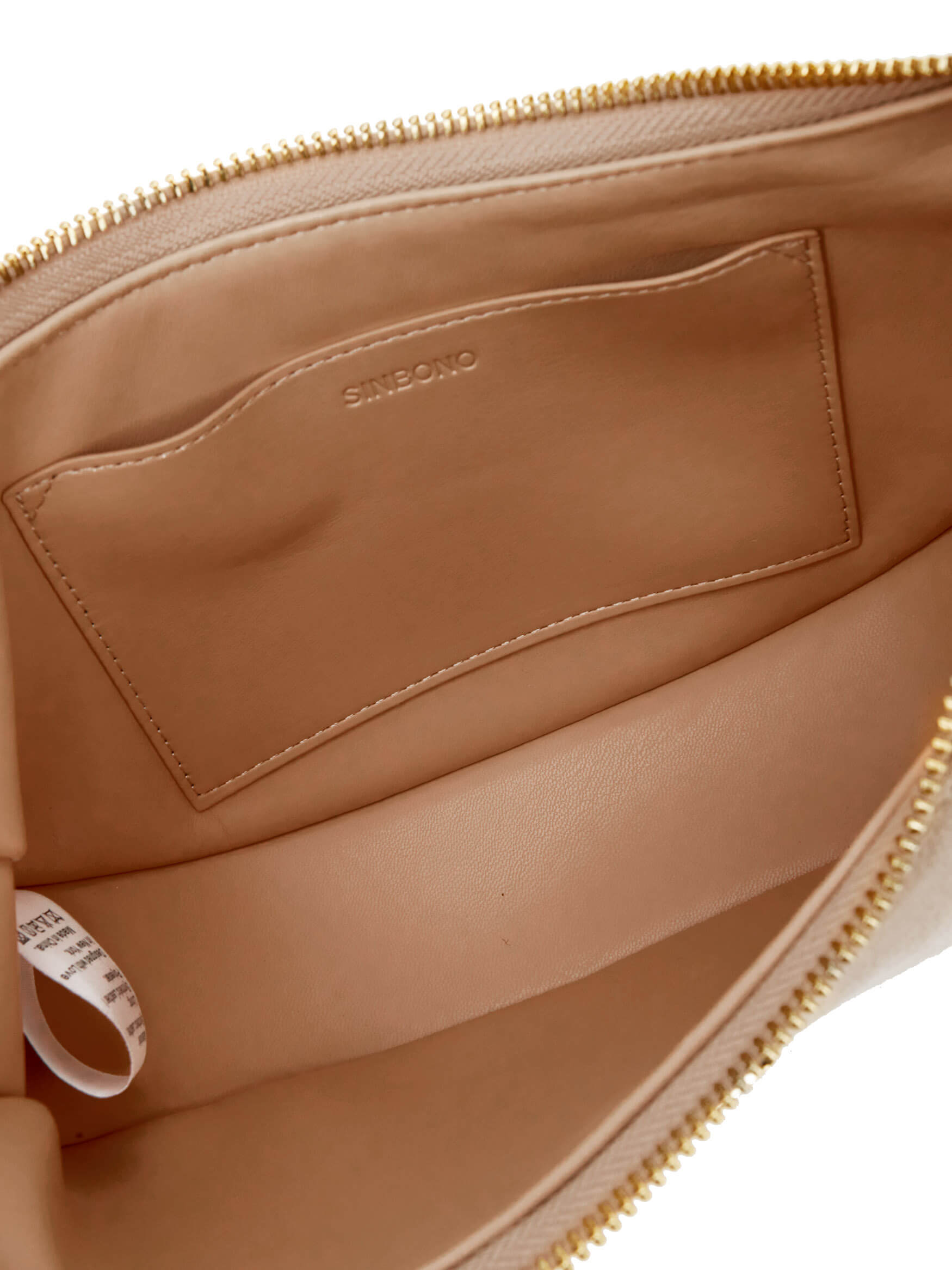 Zoey Shoulder Crossbody Bag - Ivory Fake Suede