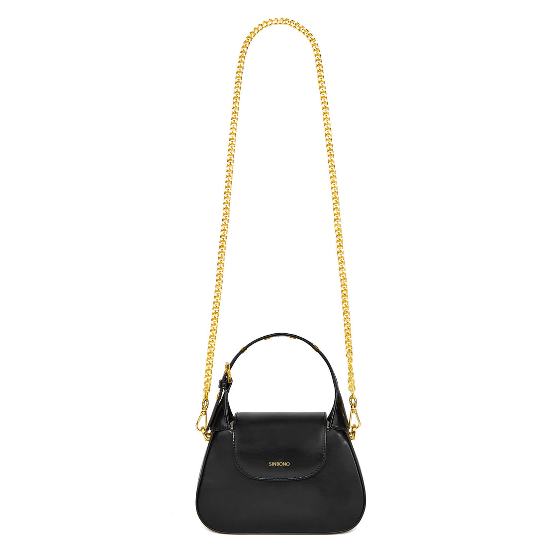 SINBONO Luxury Designer Black Bag- Women's Ana Boxy Bag