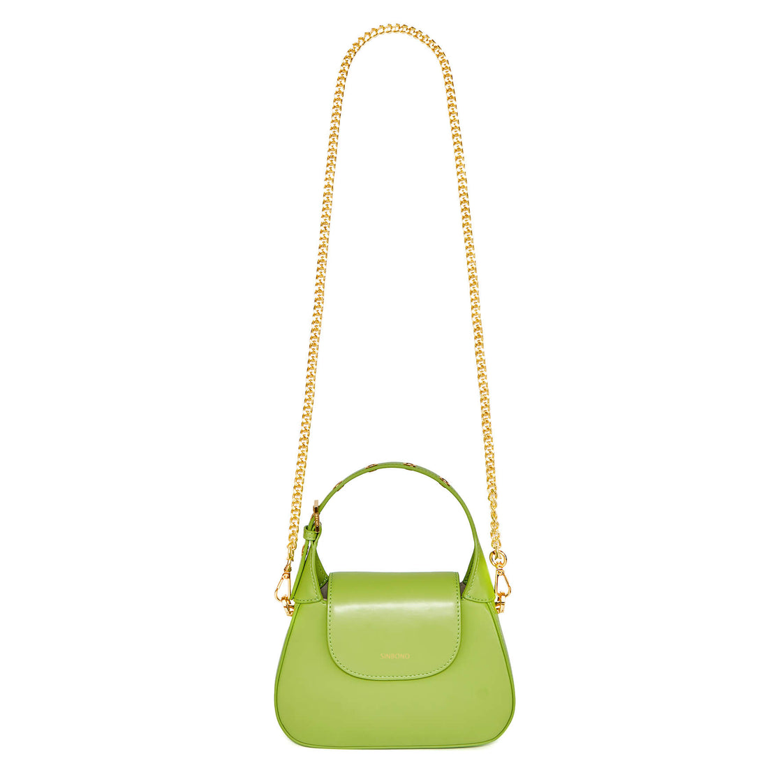 SINBONO Luxury Designer Lime Green Bag- Women's Alice Top Handle Bag